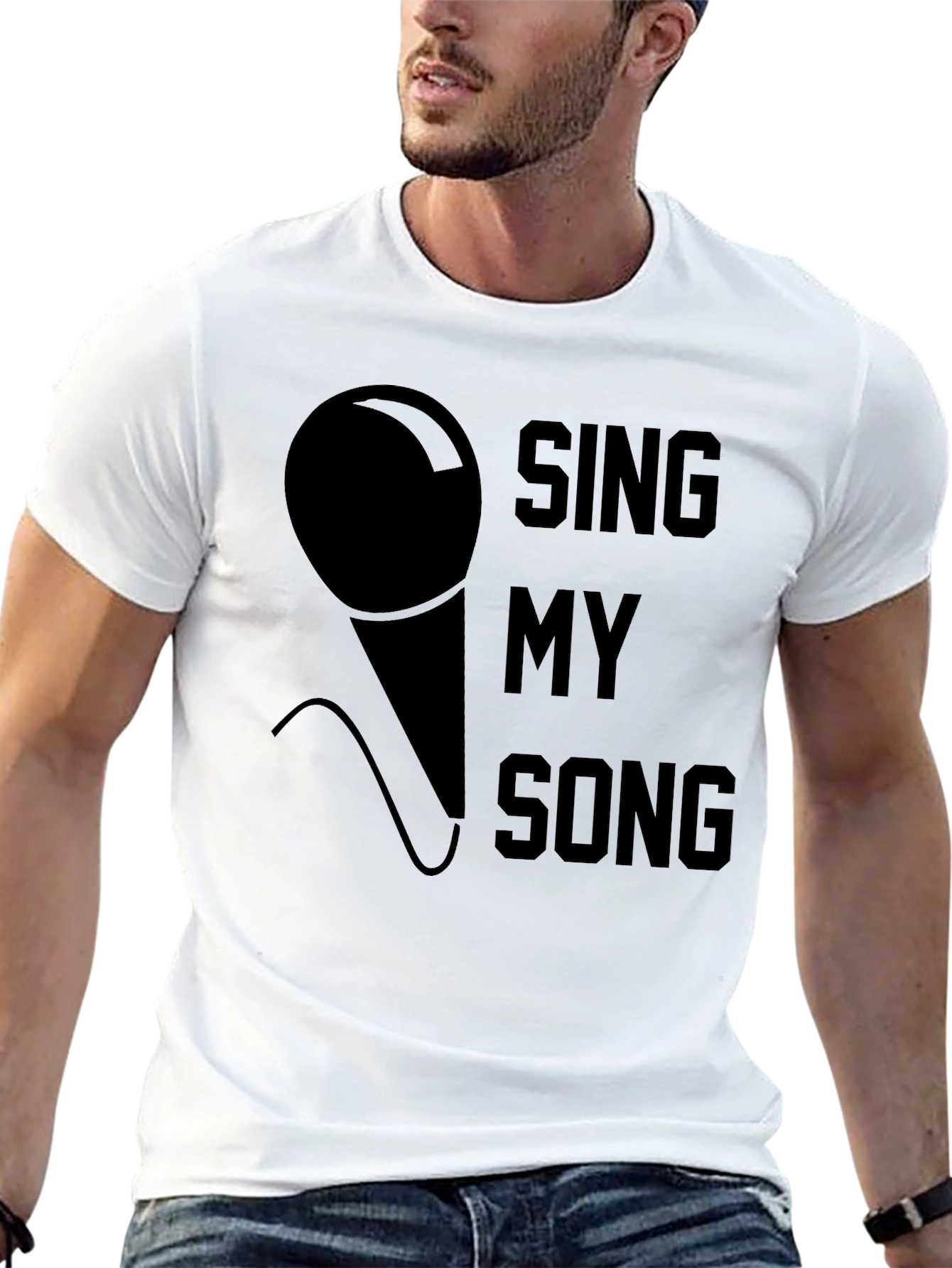 Sing My Song Graphic Tee - Black