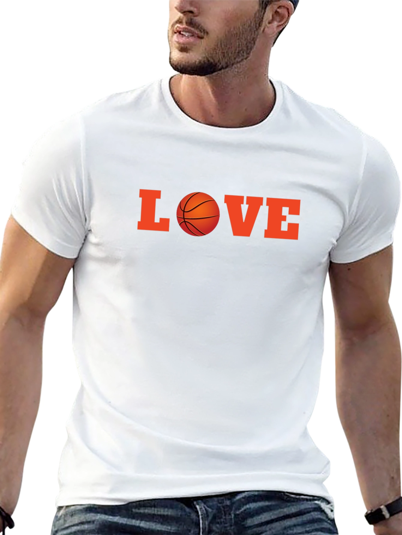 Basketball LOVE Graphic T-Shirt