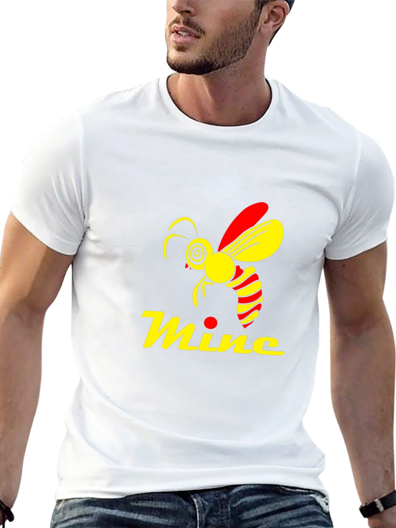 Mine Bee Graphic Black Tee