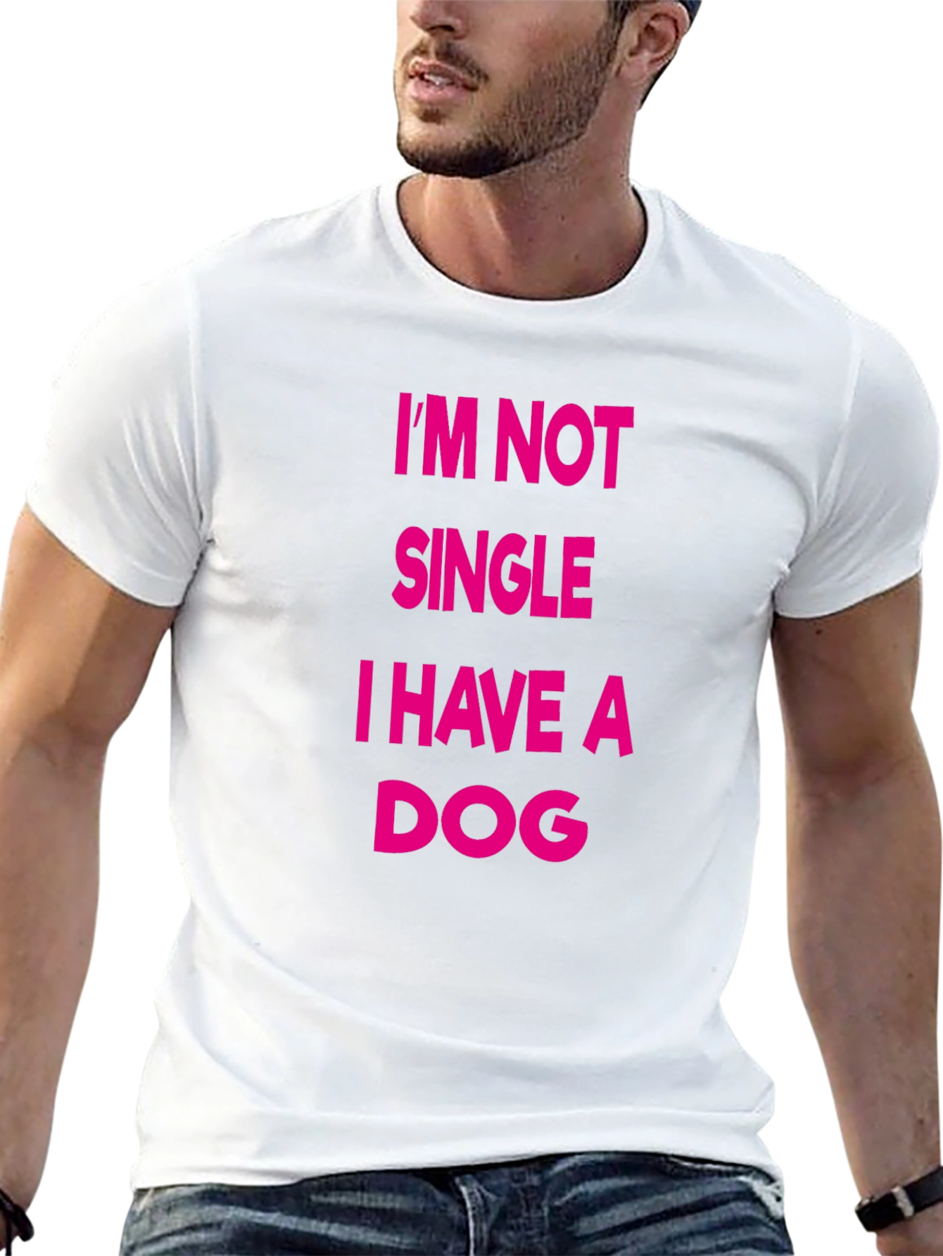 Im Not Single I Have A Dog Funny T-Shirt