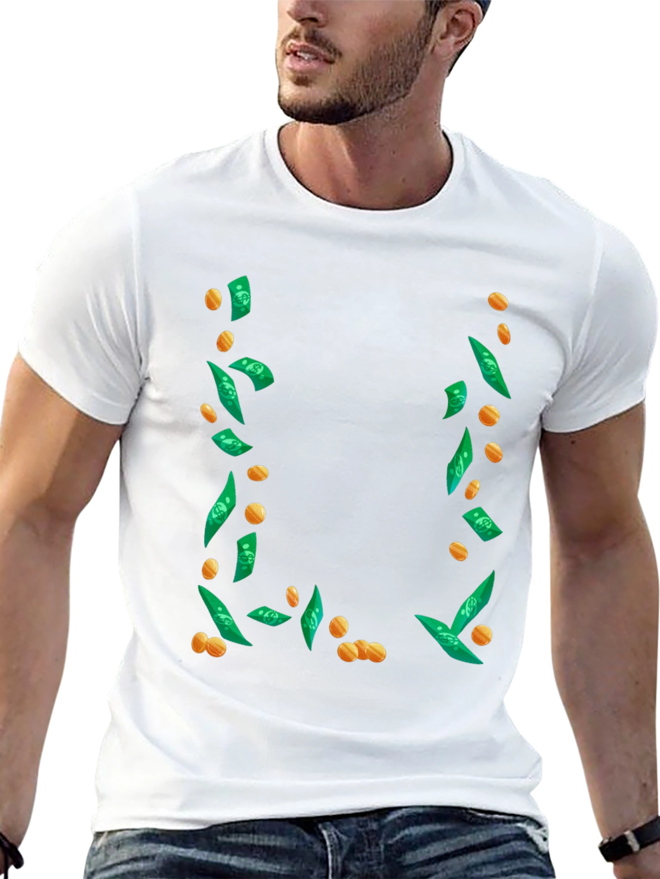 Money Falling T-Shirt - Lucky Style