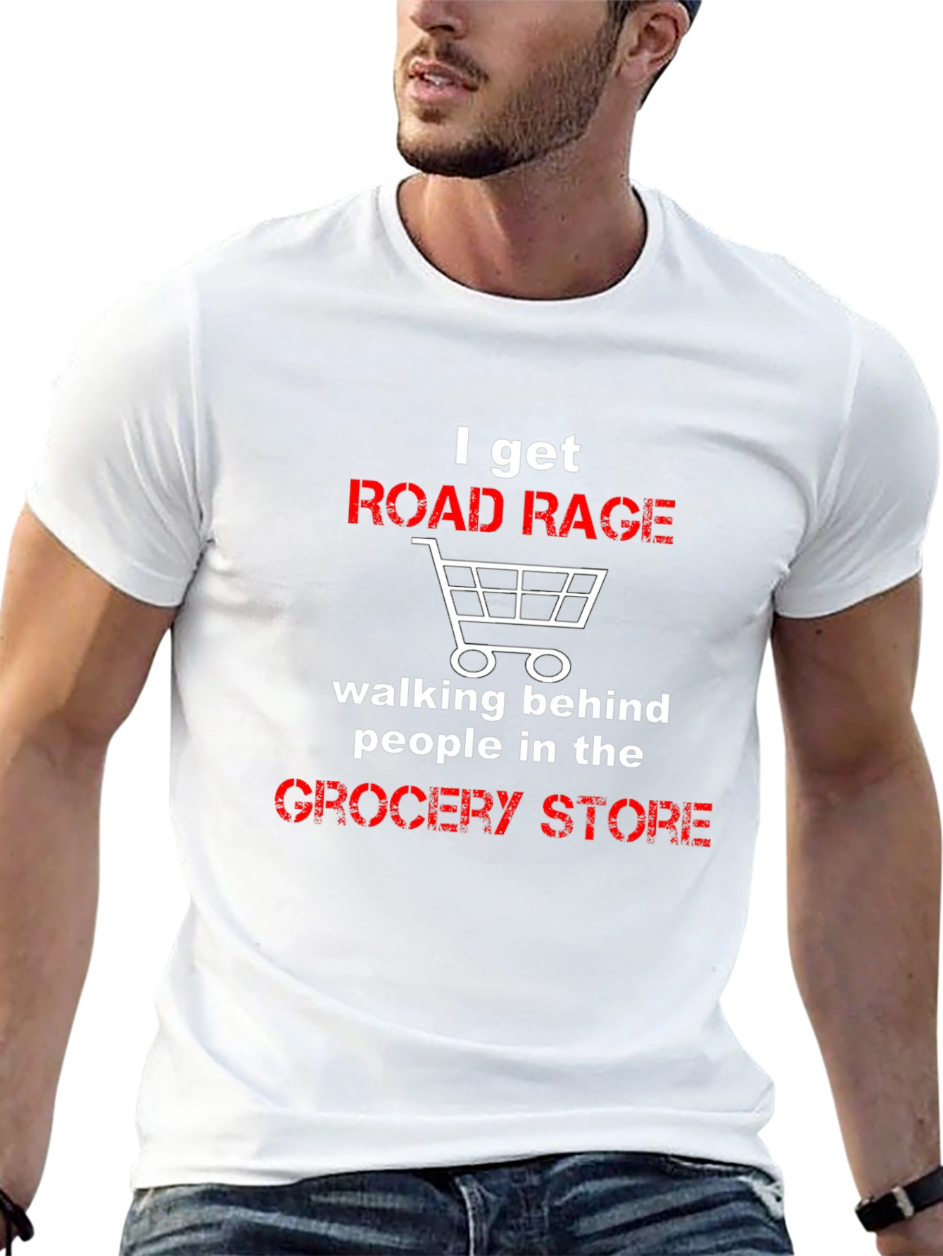 Road Rage Grocery Store Graphic Tee