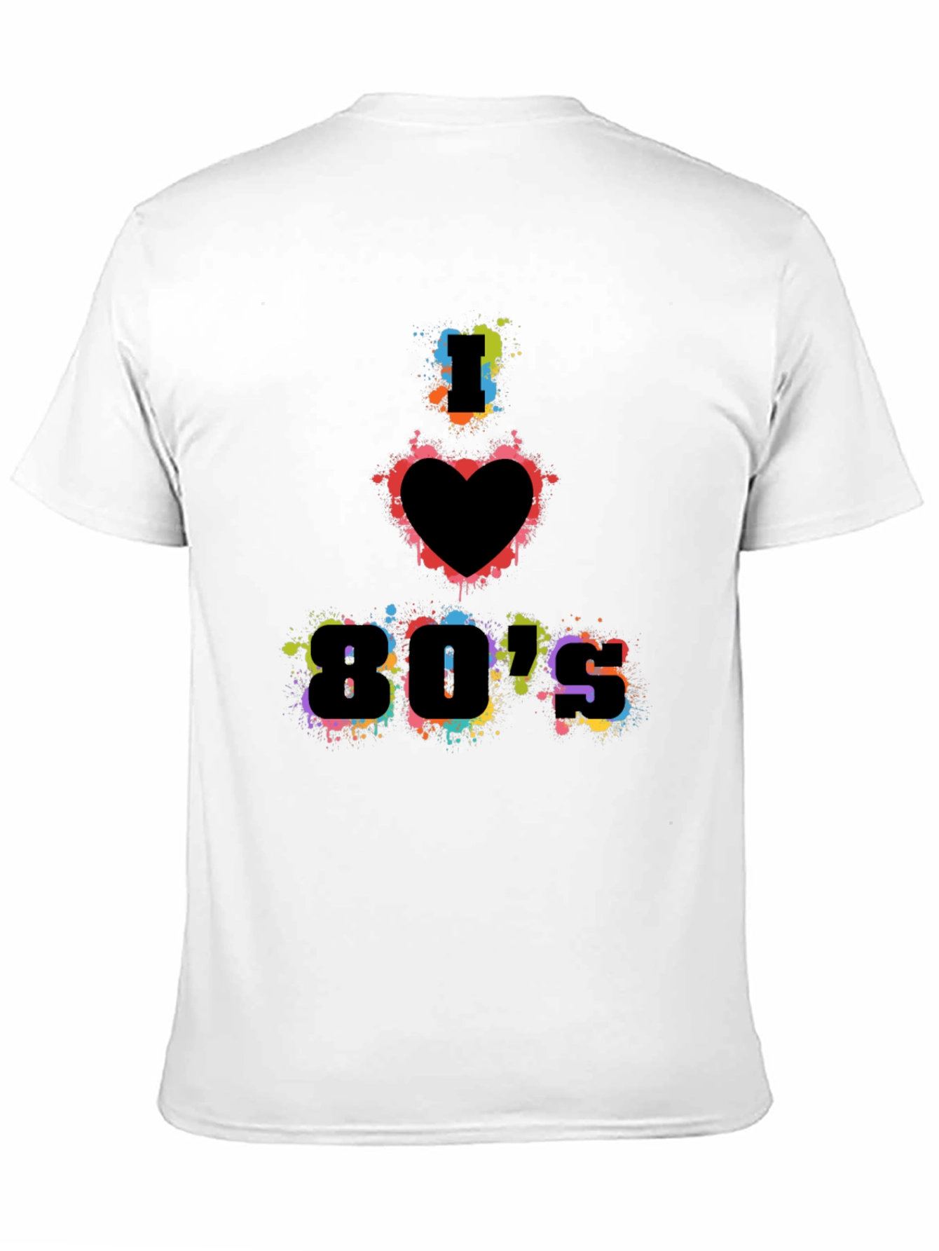 I Love the 80s Black T-Shirt