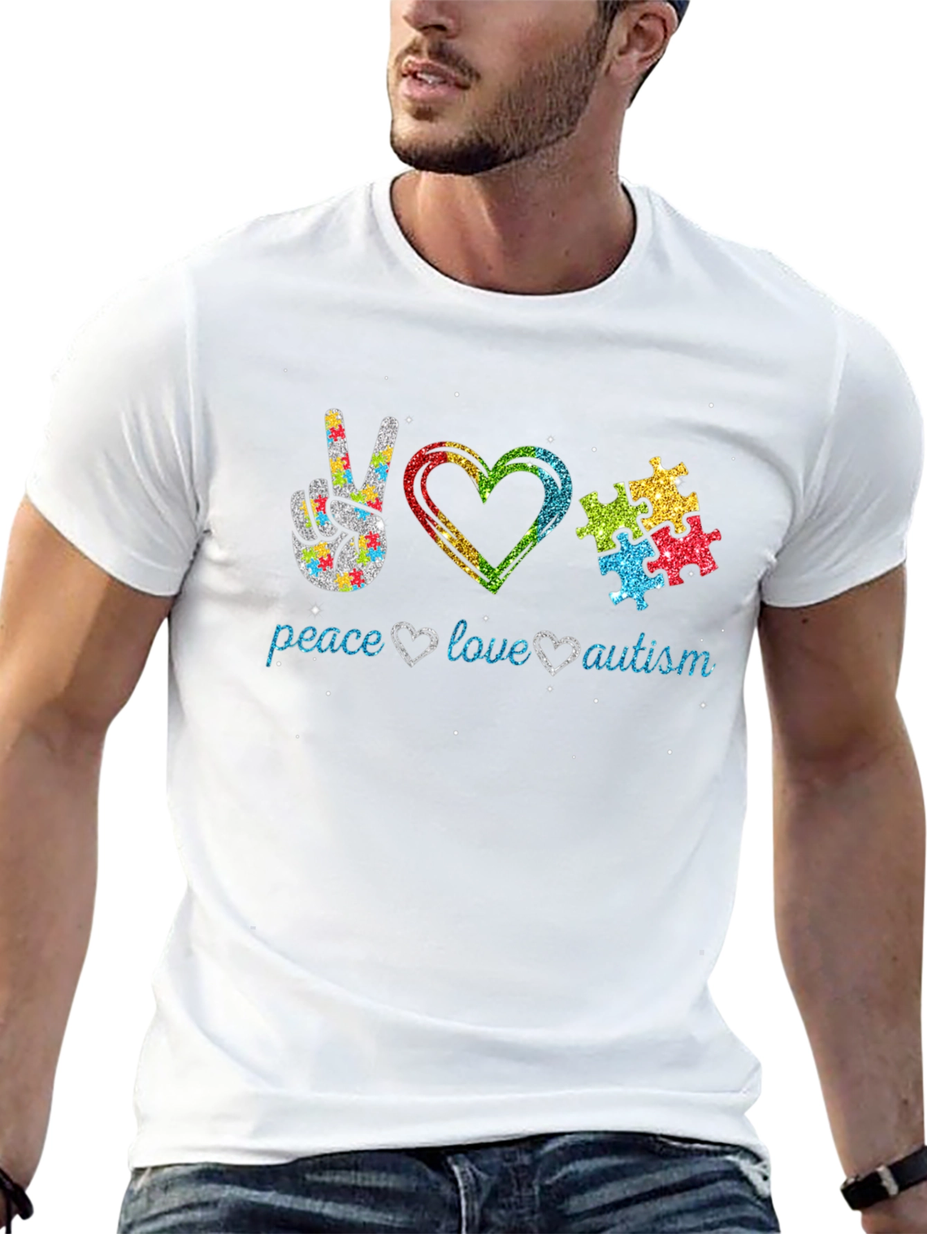 Peace Love Autism T-Shirt