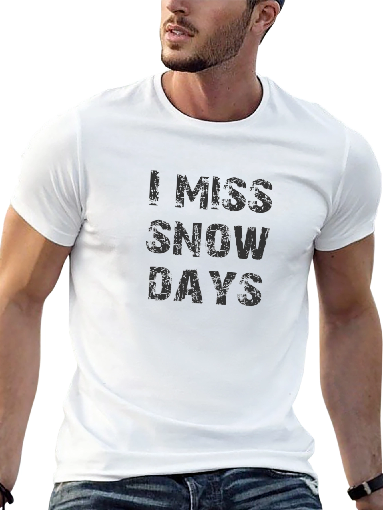I Miss Snow Days Graphic T-Shirt