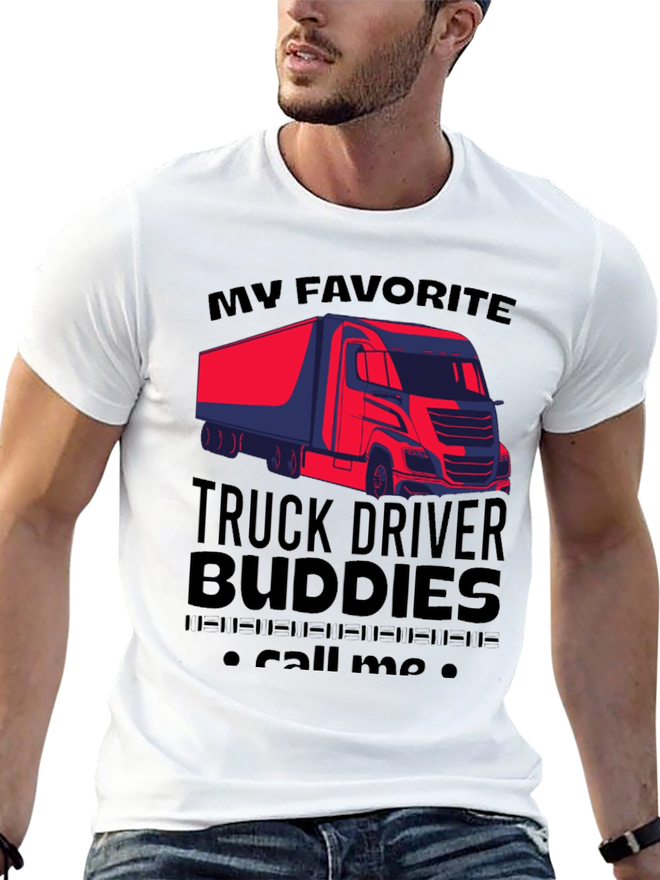 Truck Driver Buddies Graphic T-Shirt