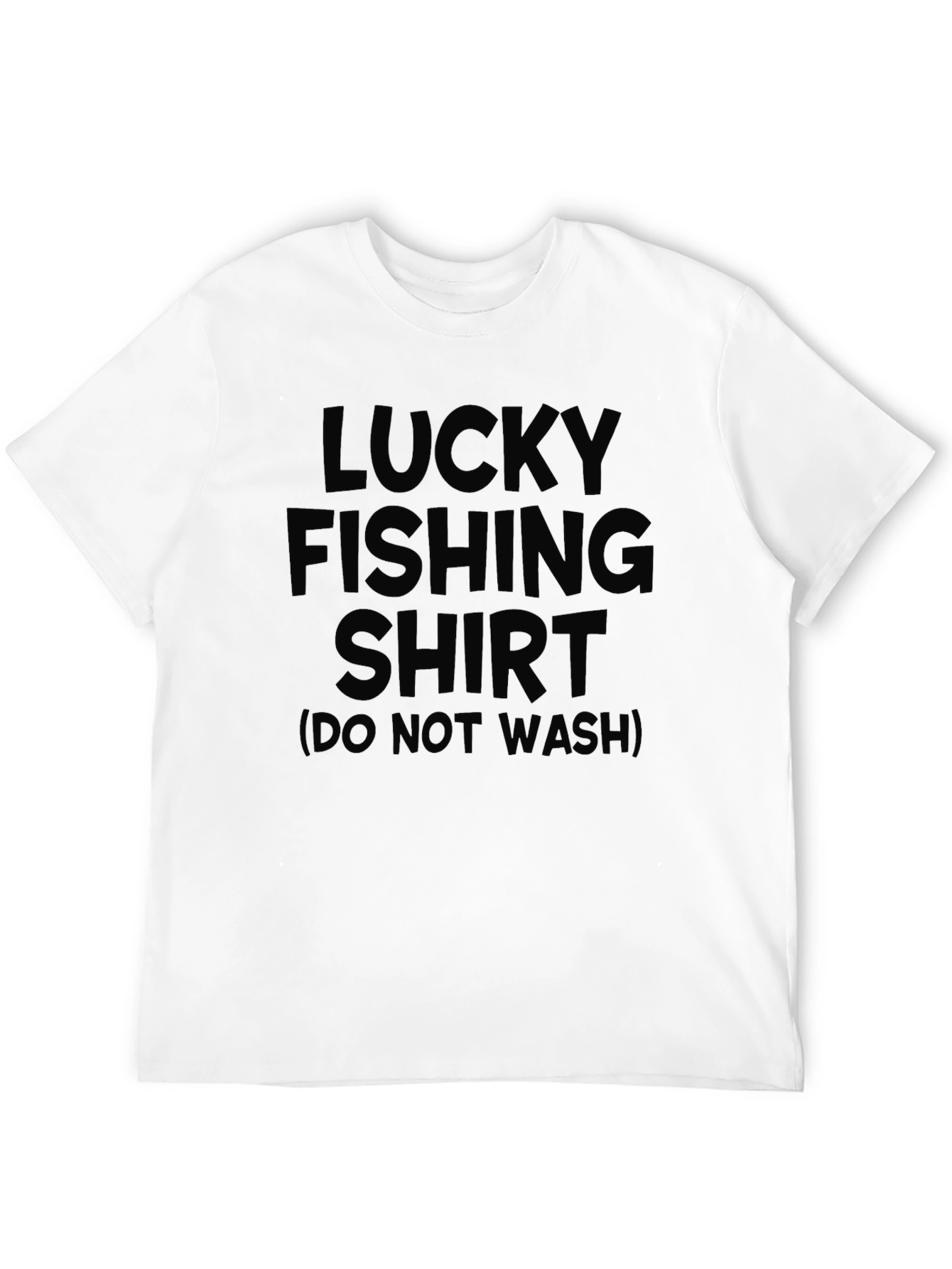 Lucky Fishing Shirt - Humorous Mens Tee
