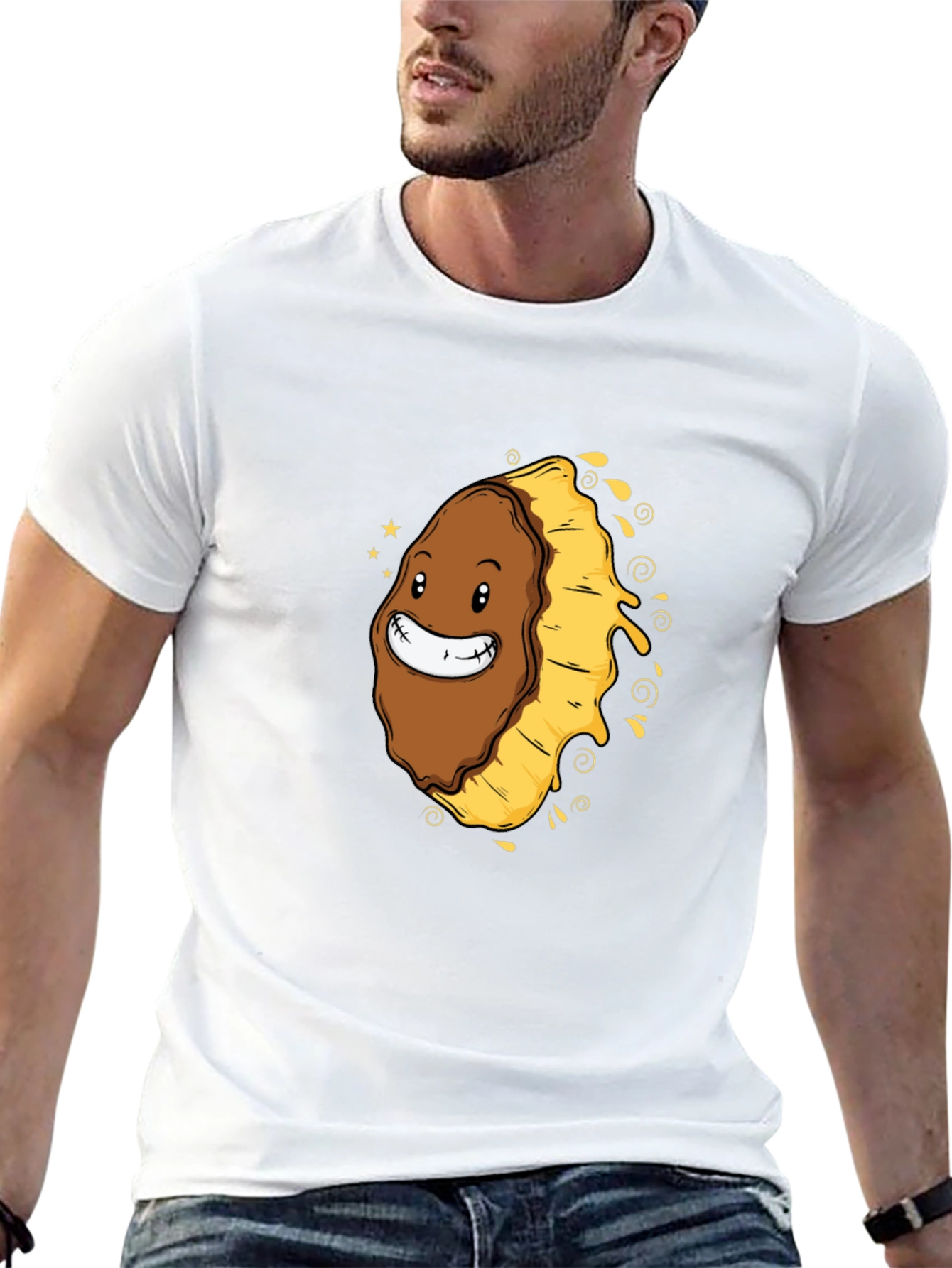 Funny Smiling Potato Cartoon T-Shirt