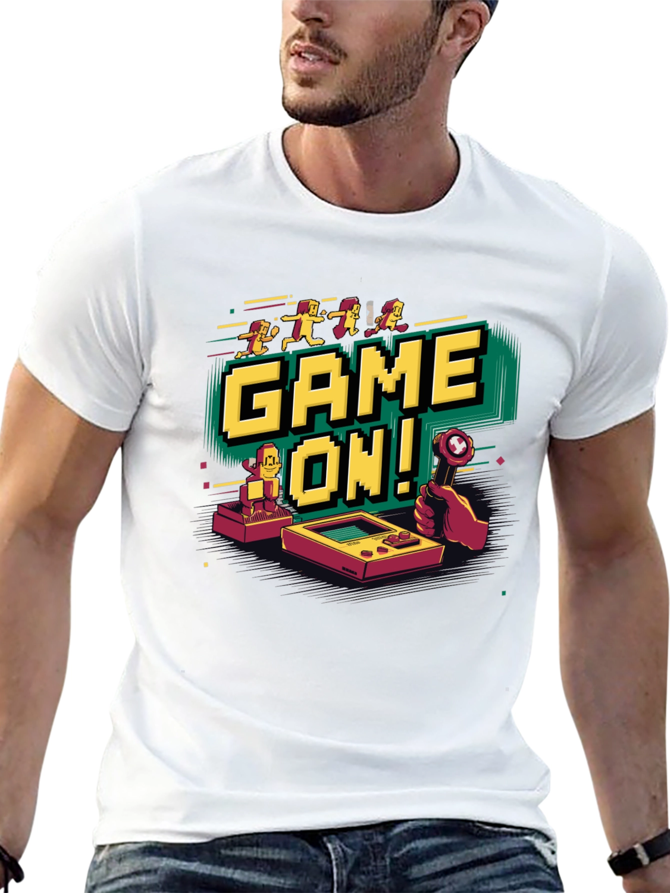 Retro Game On! Graphic T-Shirt
