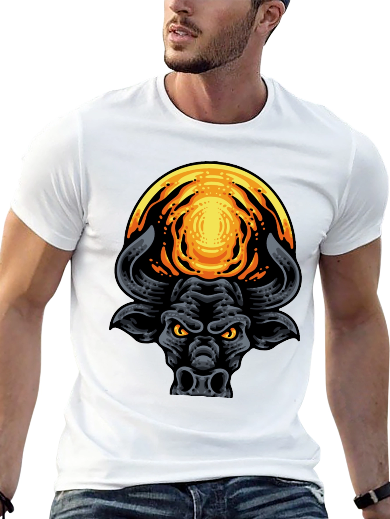 Black Bull Graphic T-Shirt