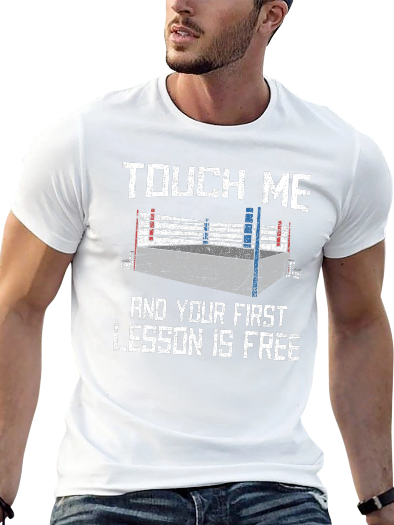 Touch Me Boxing T-Shirt - Funny Martial Arts Tee