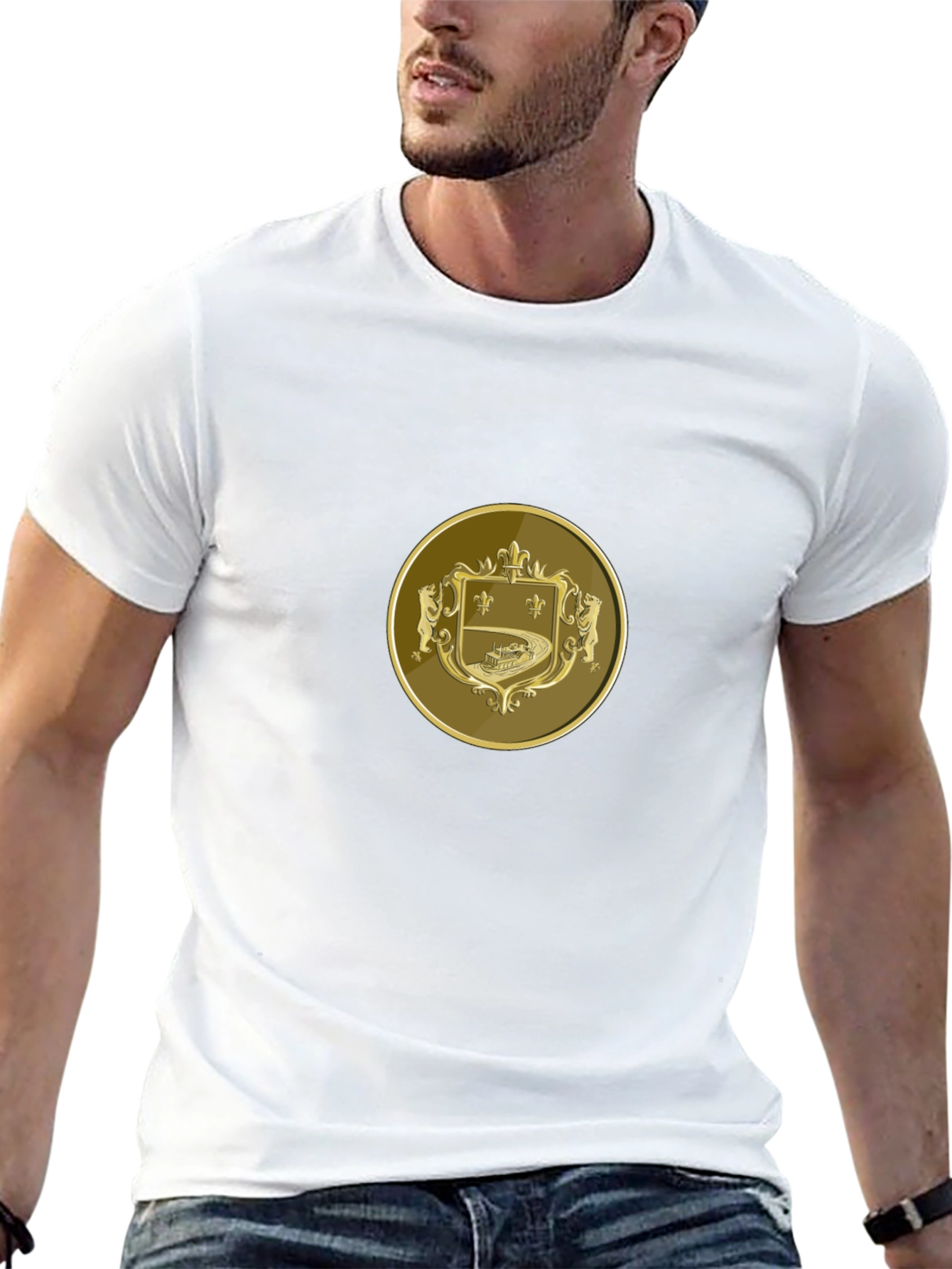 Emblem Graphic Black T-Shirt