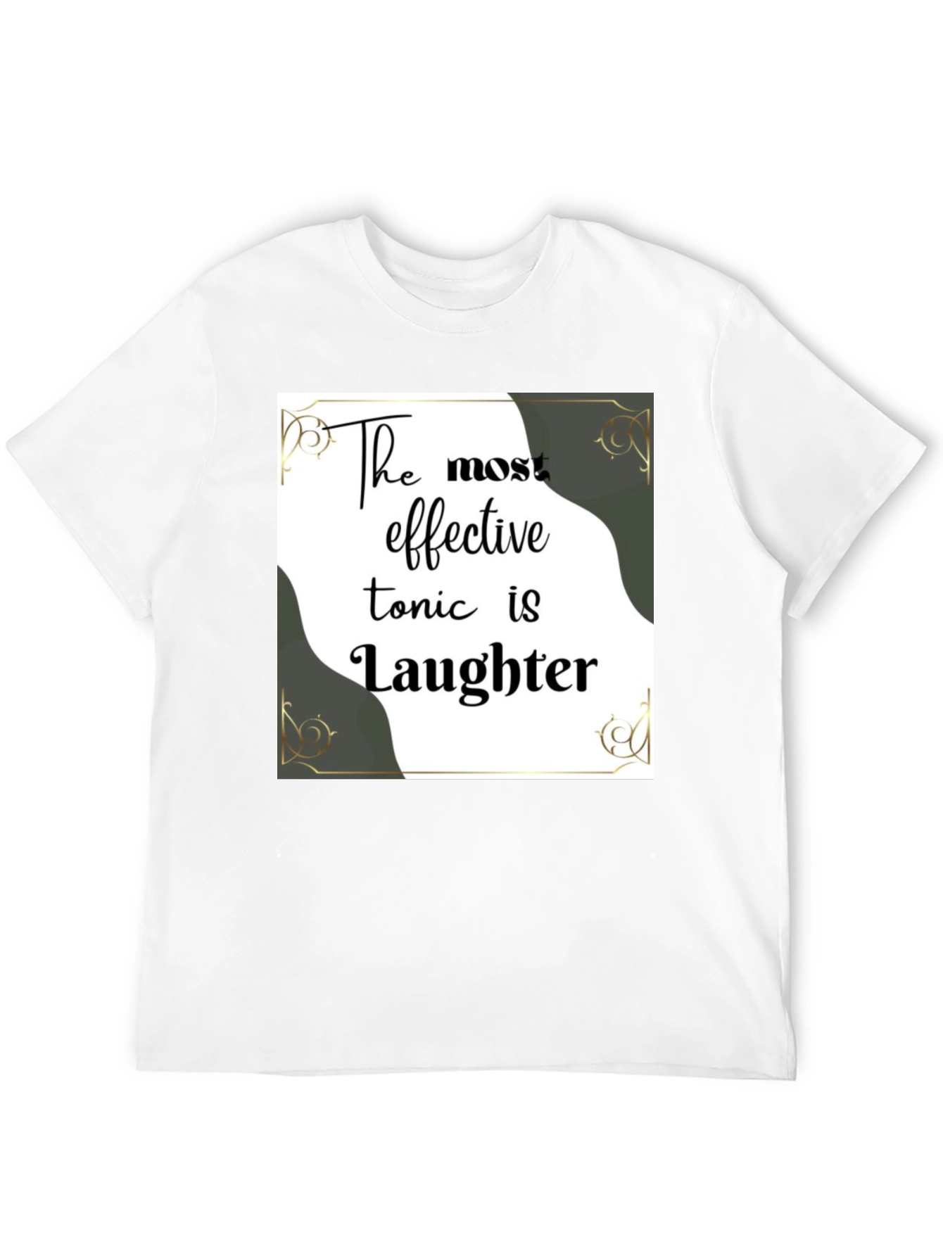 Laughter Tonic Black Graphic Tee