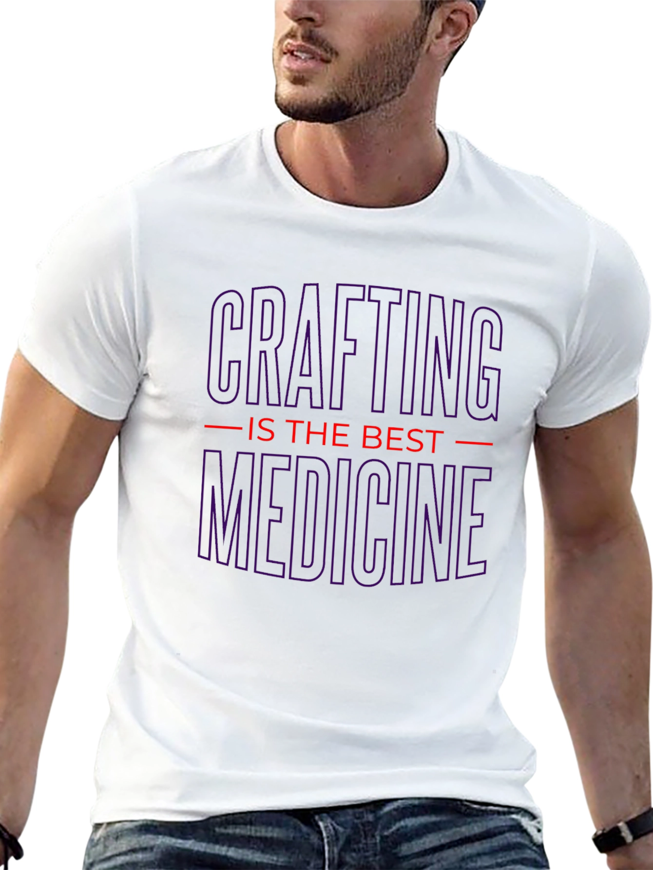 Crafting is the Best Medicine T-Shirt