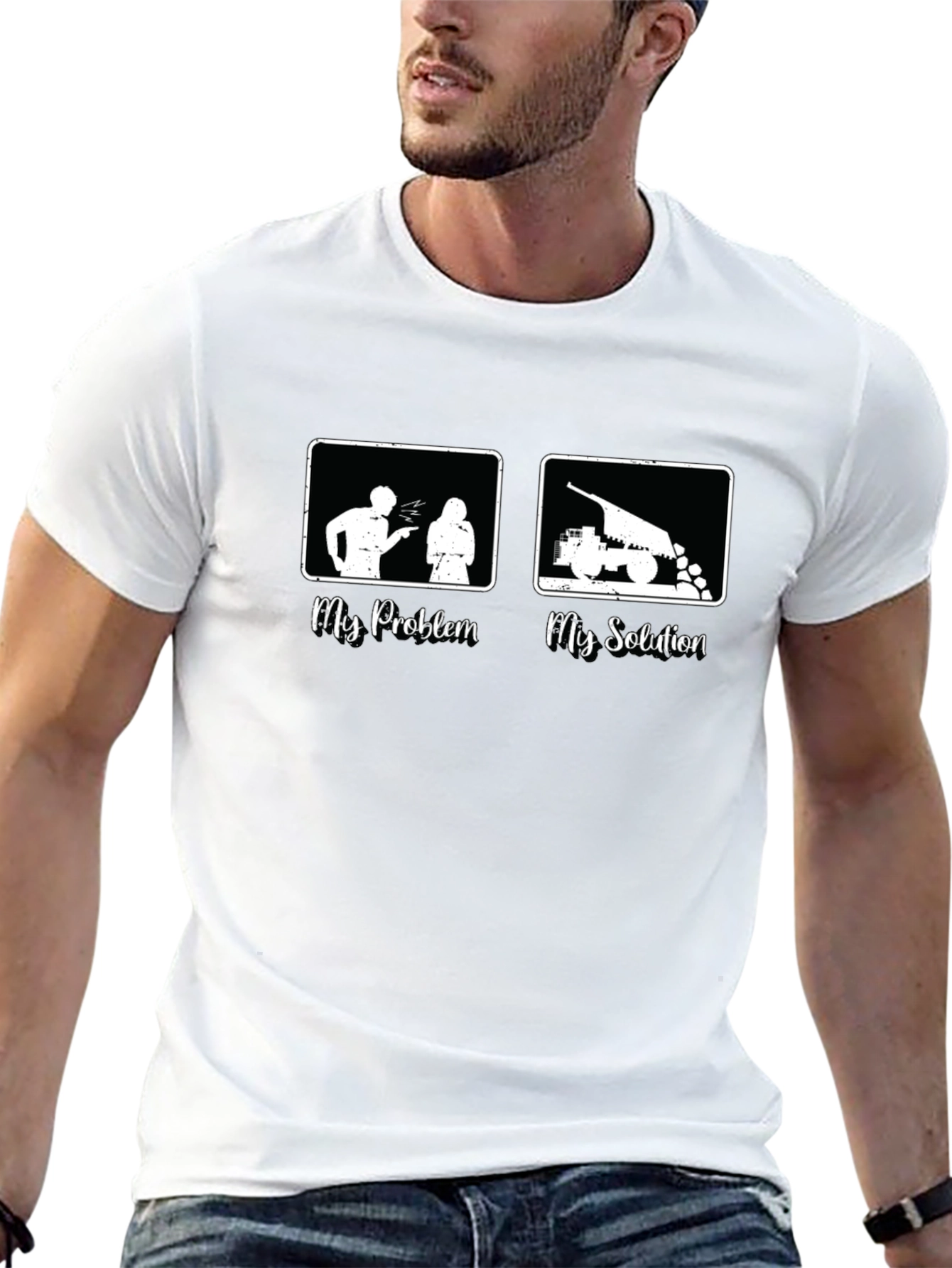 My Problem My Solution Black T-Shirt