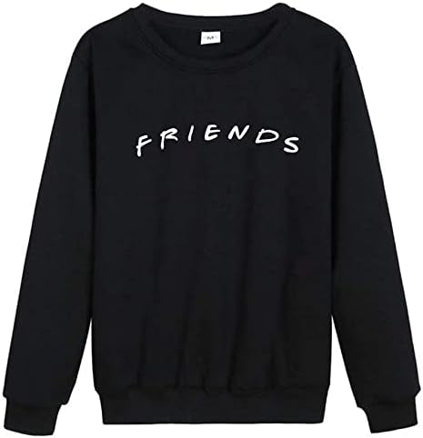 AganmiFashion Casual Friend Hoodie Sweatshirt Friend TV Show Merchandise Women Graphic Tops Hoodies Sweater Funny Hooded Pullover