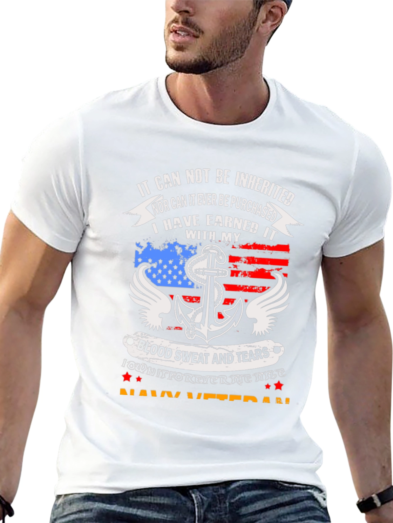 Navy Veteran Graphic T-Shirt