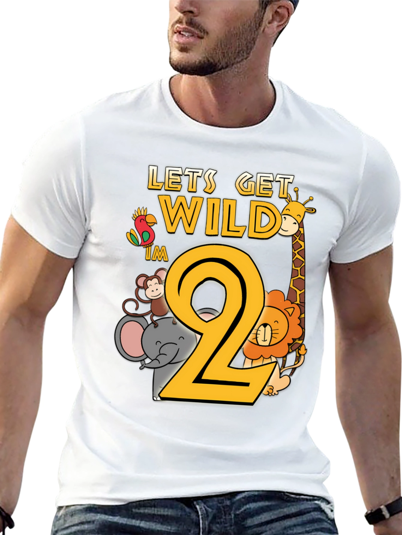 Lets Get Wild Im 2nd Birthday T-Shirt