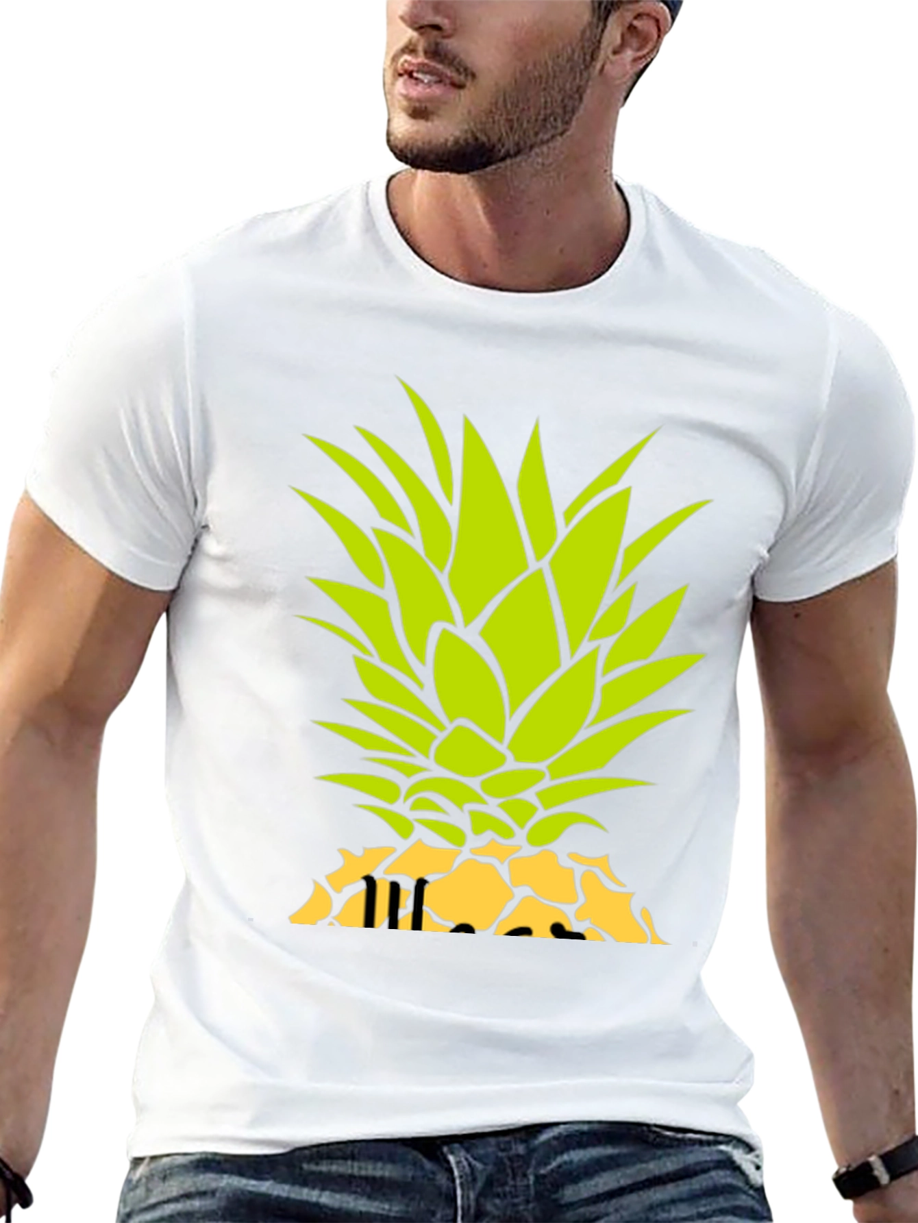 Pineapple Graphic Tee - Tropical Summer Vibes