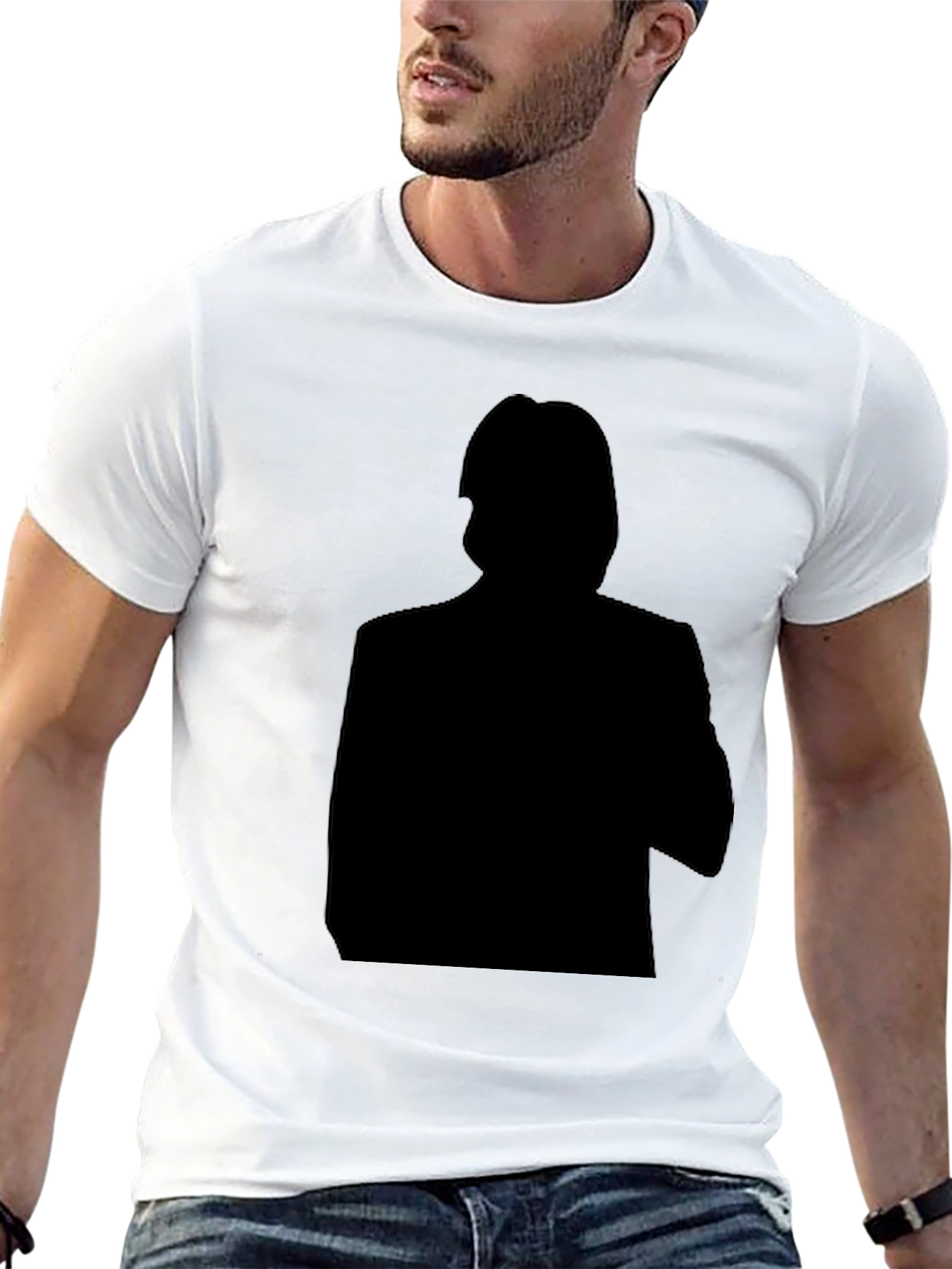 Silhouette Graphic Tee - Classic Black T-Shirt