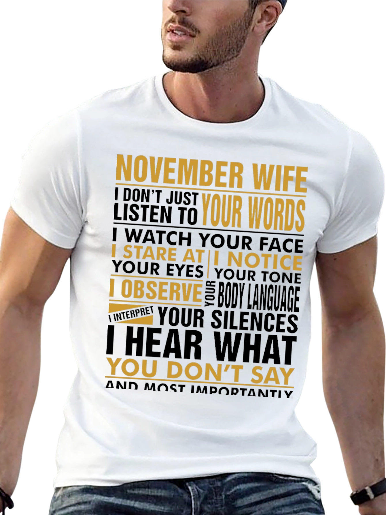 November Wife Graphic Tee - Reads Your Silences
