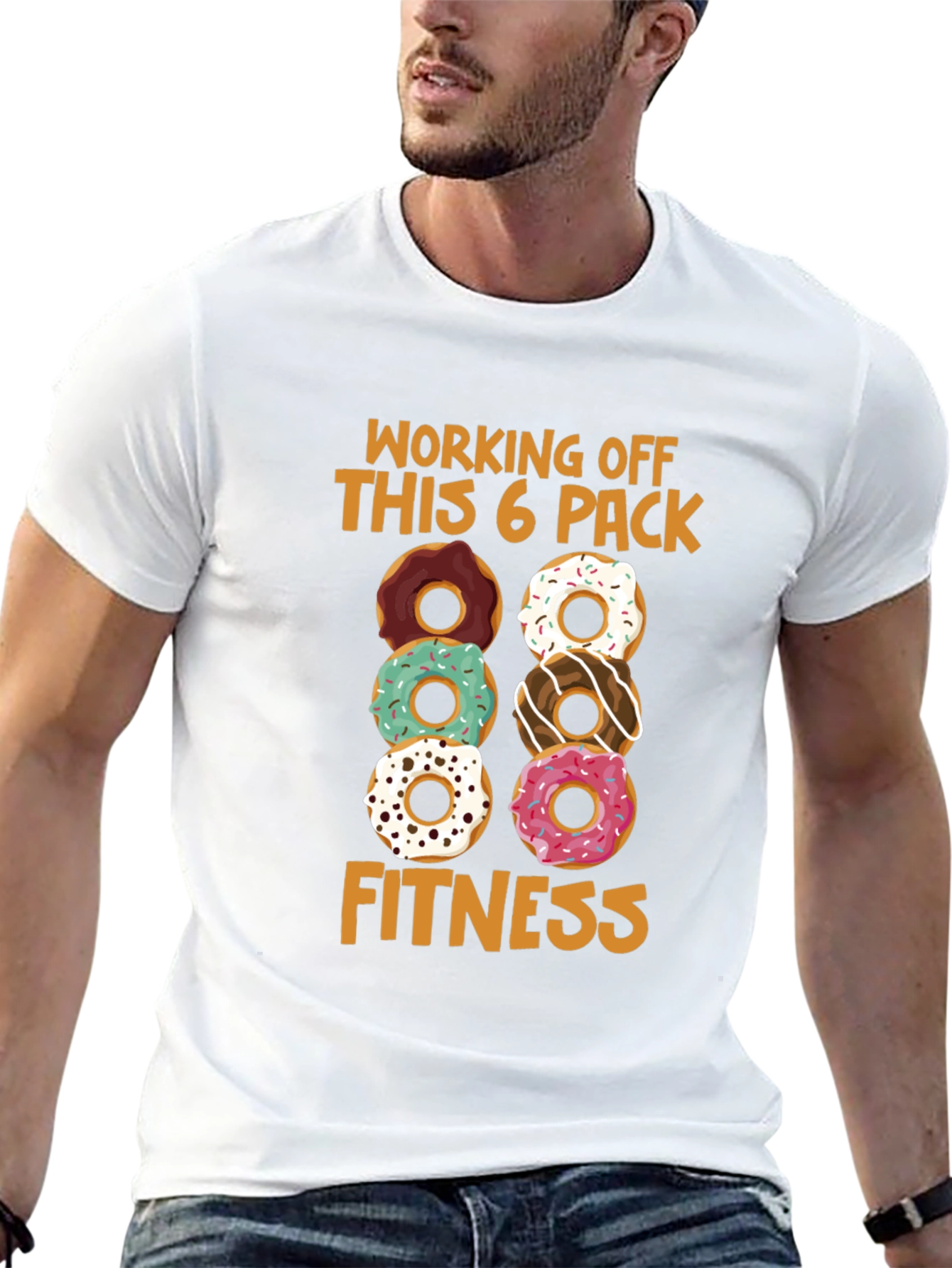Donut 6-Pack Fitness T-Shirt