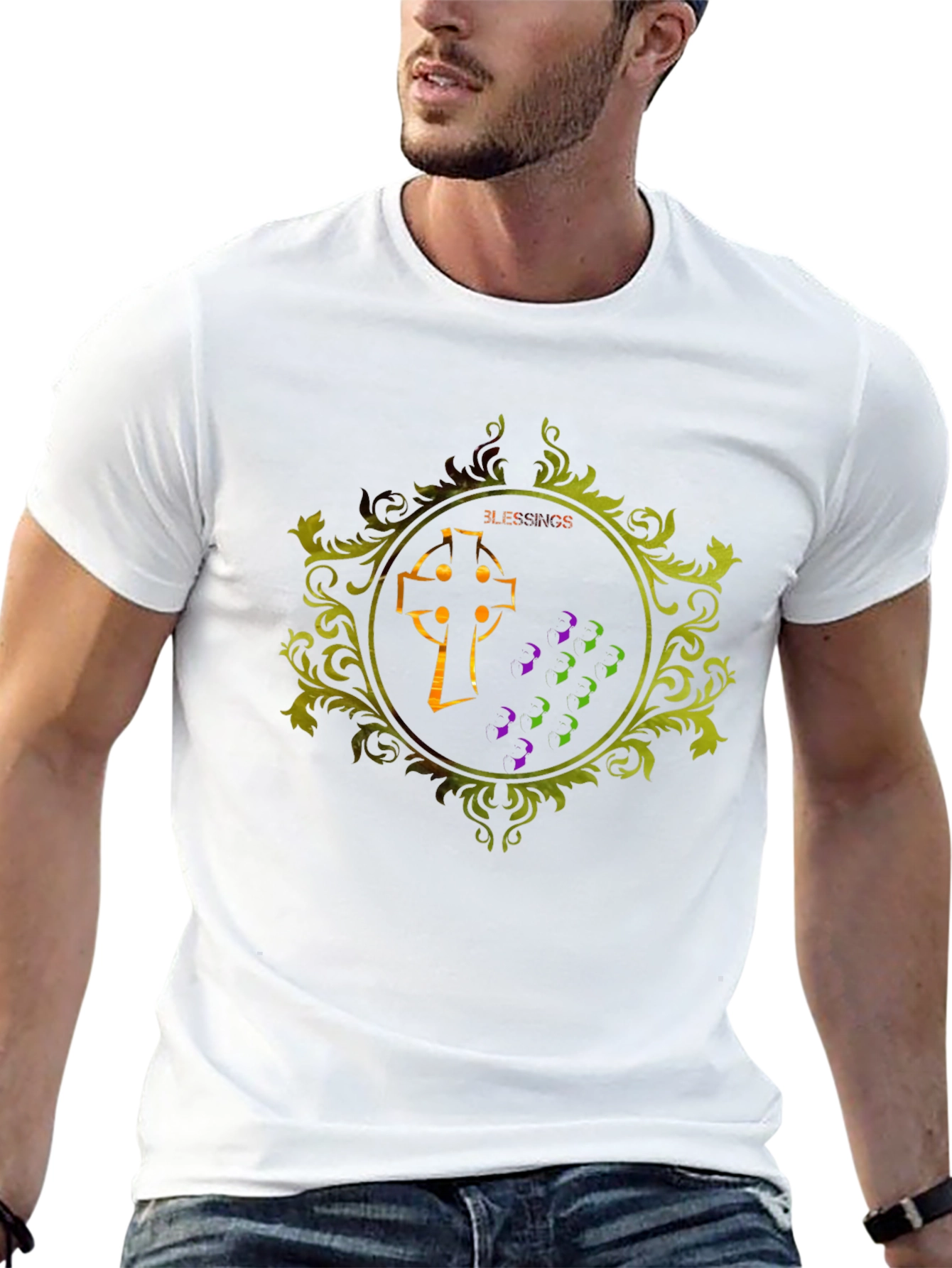 Blessed Celtic Cross Graphic Tee
