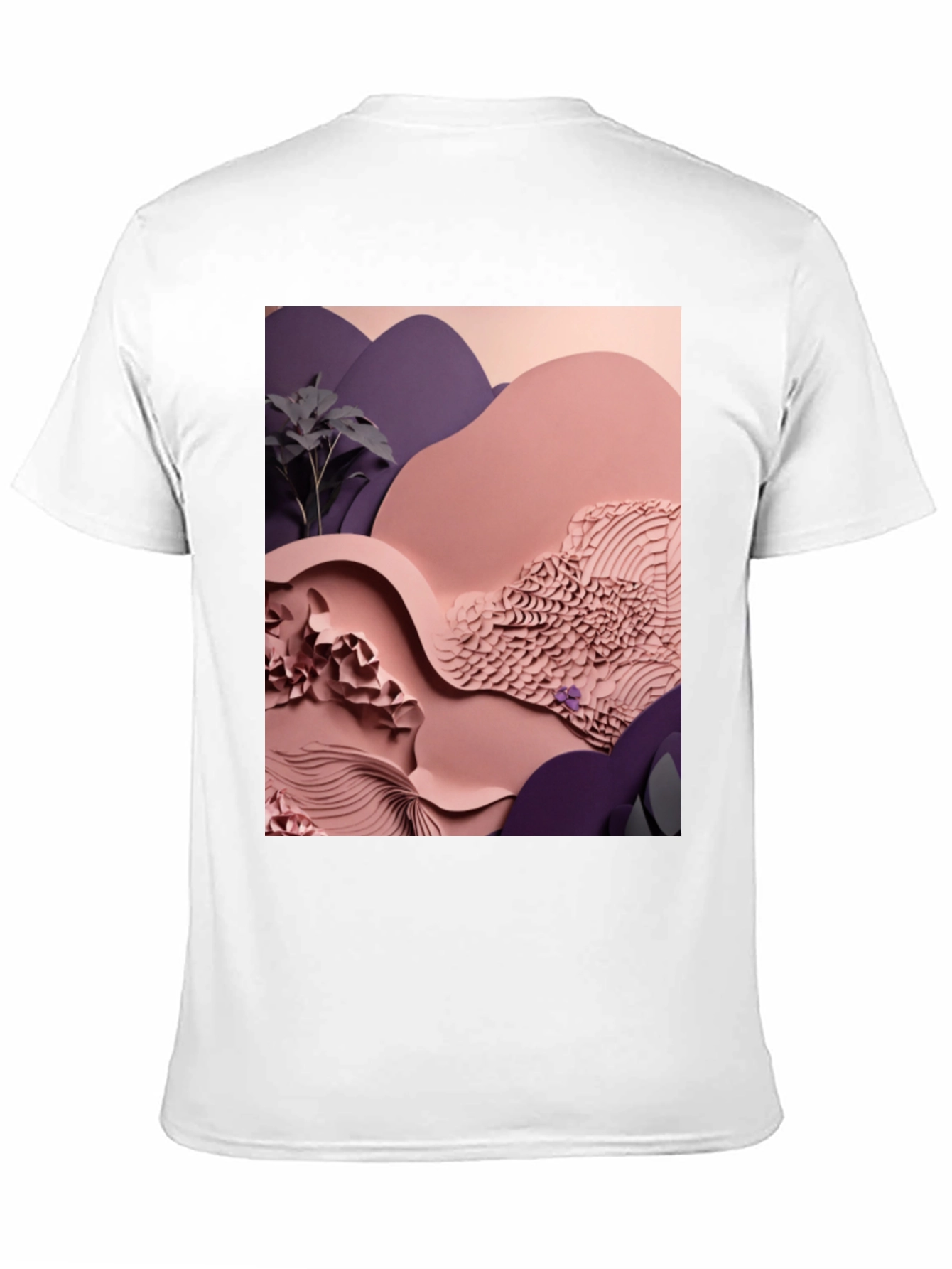 Abstract Landscape Graphic Tee - Modern Art Shirt