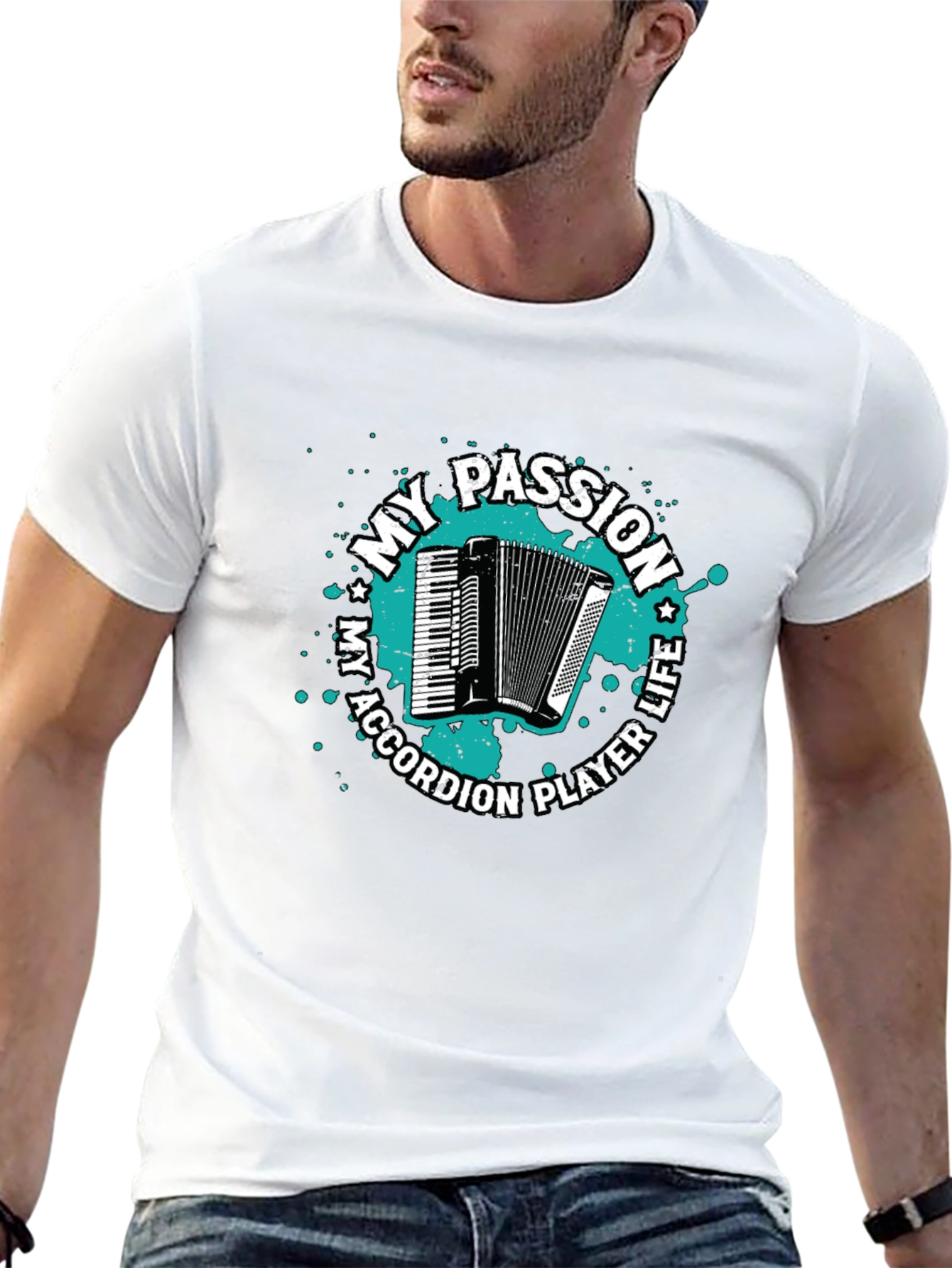 Accordion Player Passion T-Shirt