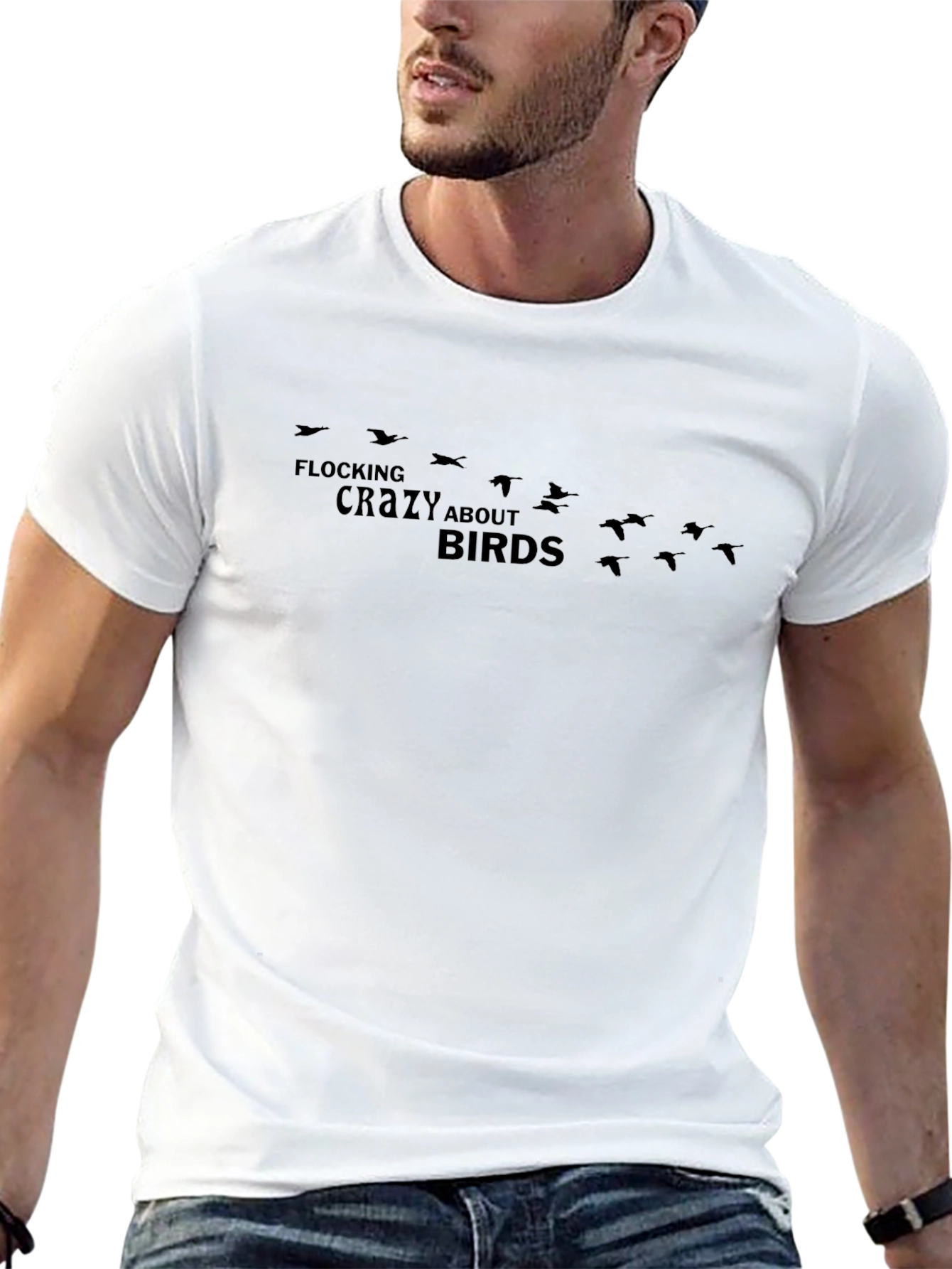 Flocking Crazy About Birds Graphic Tee