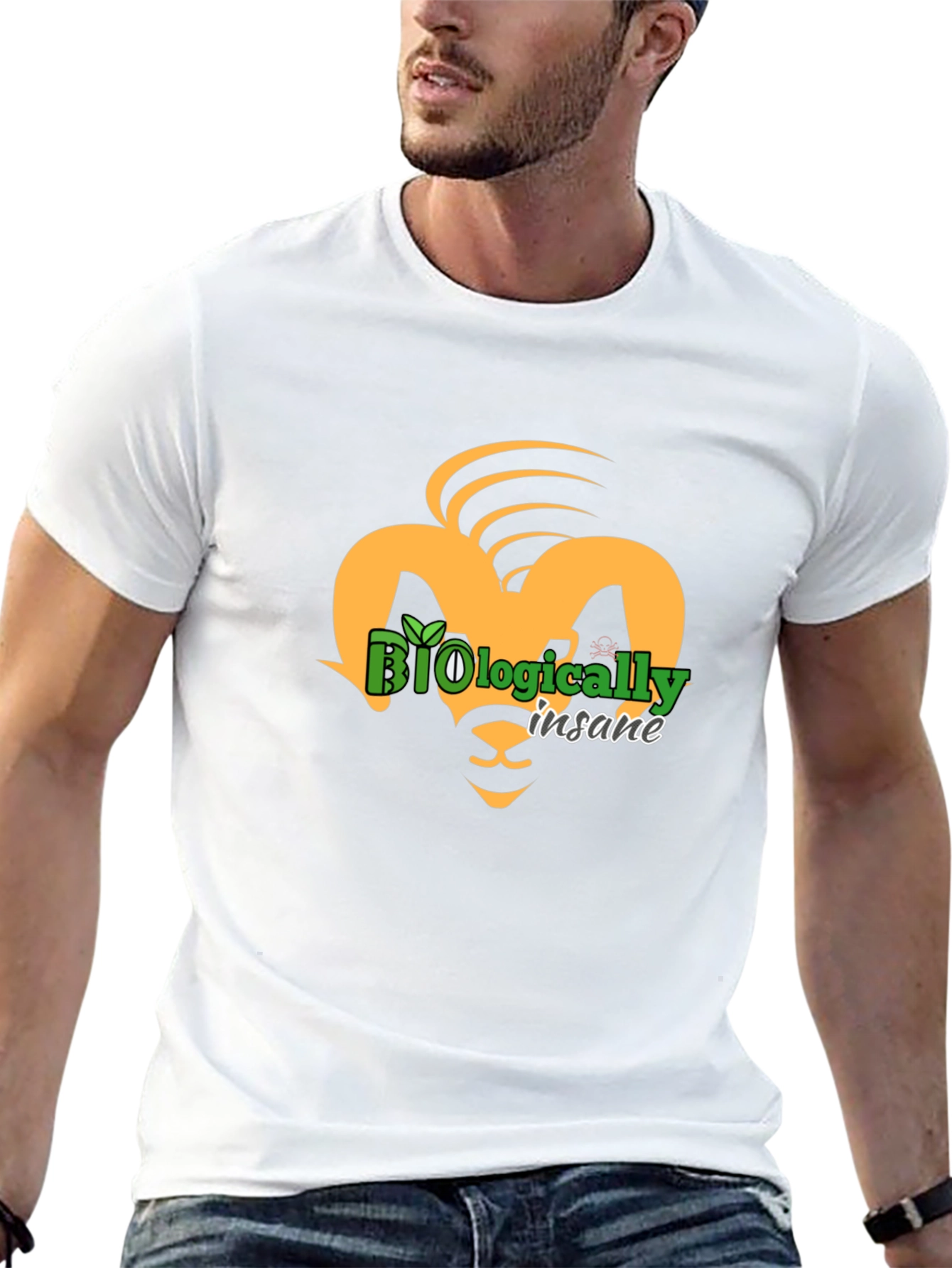 Biologically Insane Ram Graphic Tee - Black