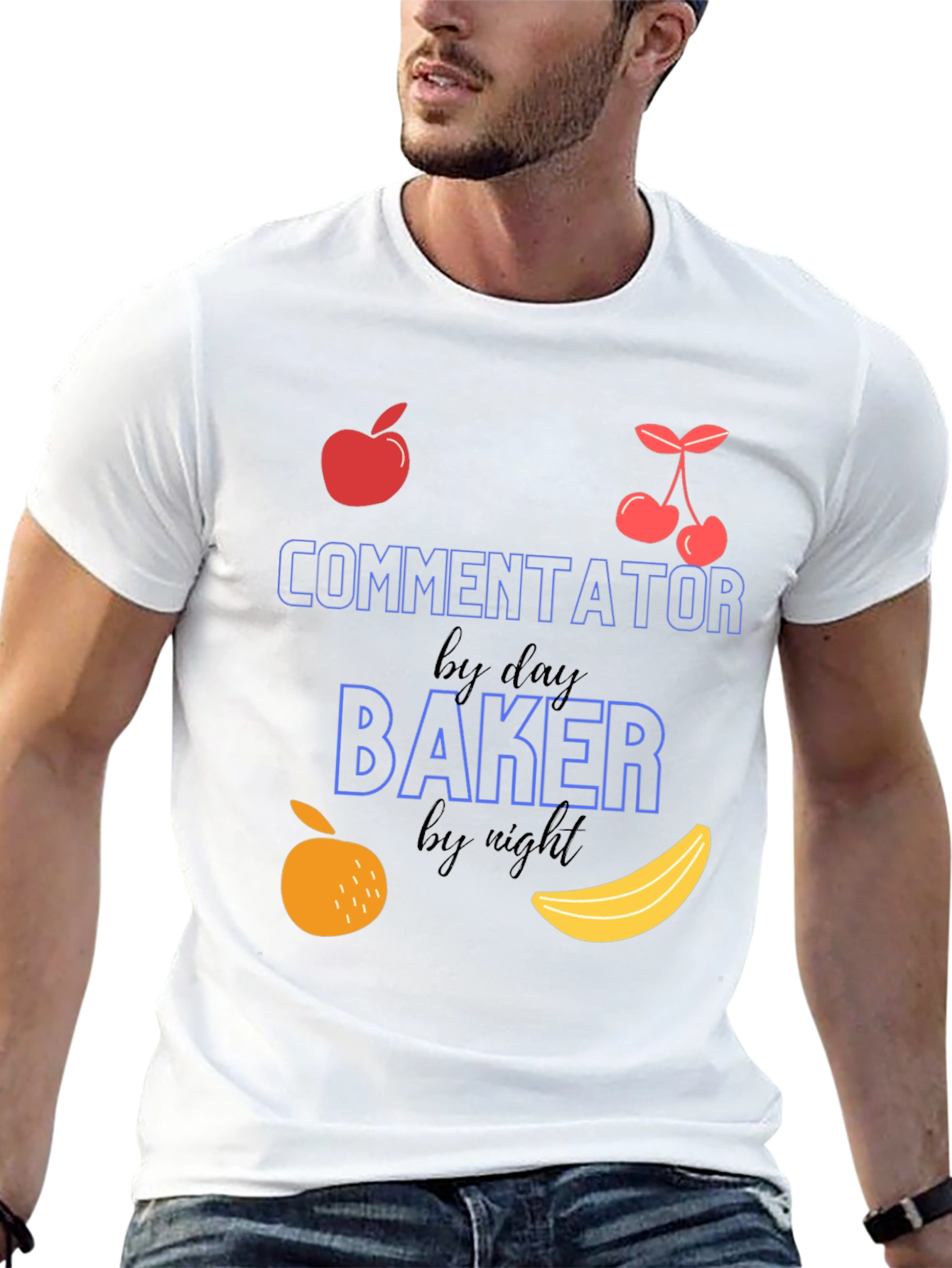 Commentator by Day Baker by Night T-Shirt