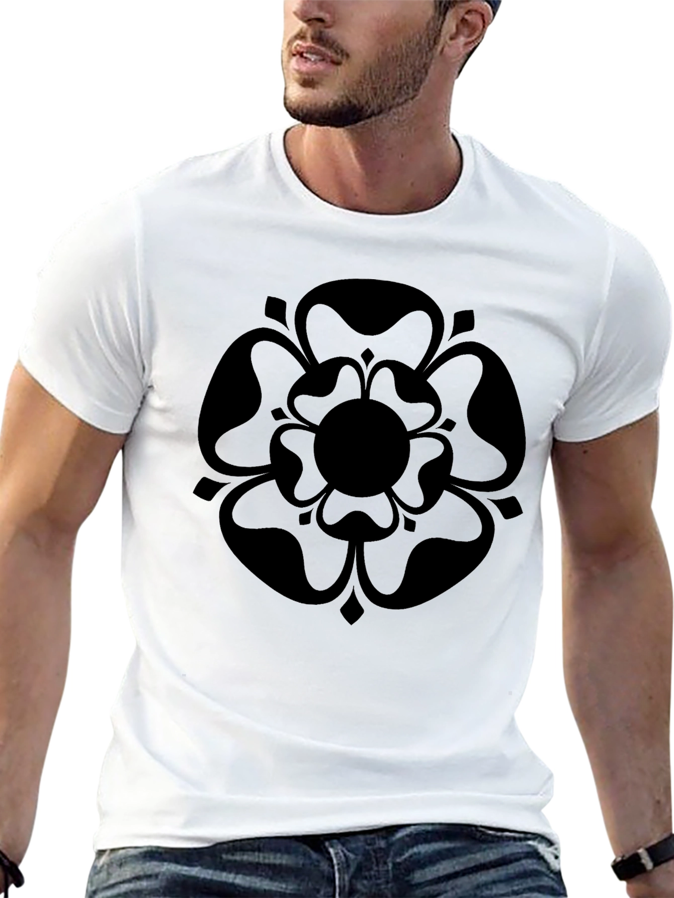 Black Rose Graphic T-Shirt - Stylish & Comfortable