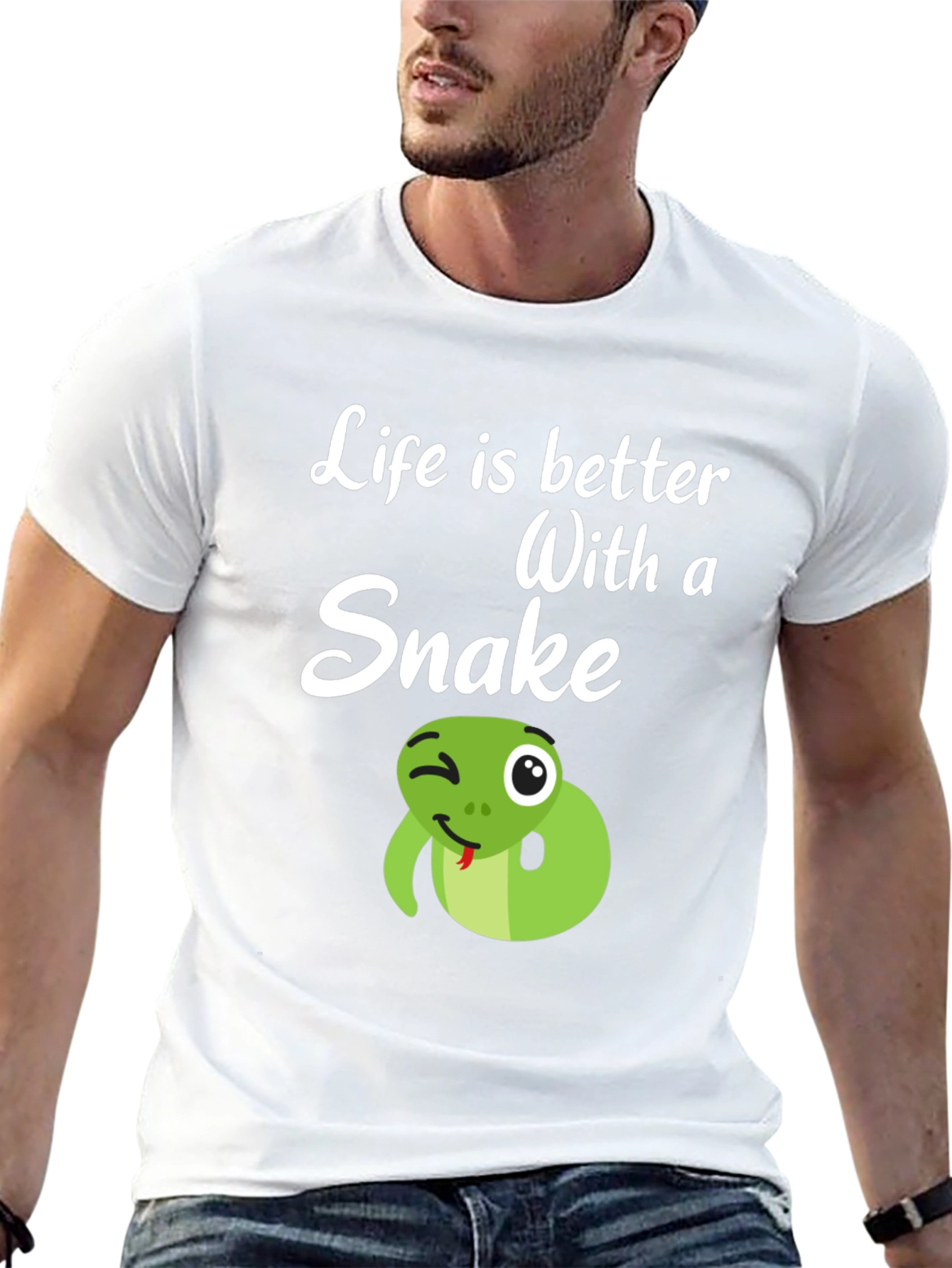 Life is Better with a Snake Graphic Tee