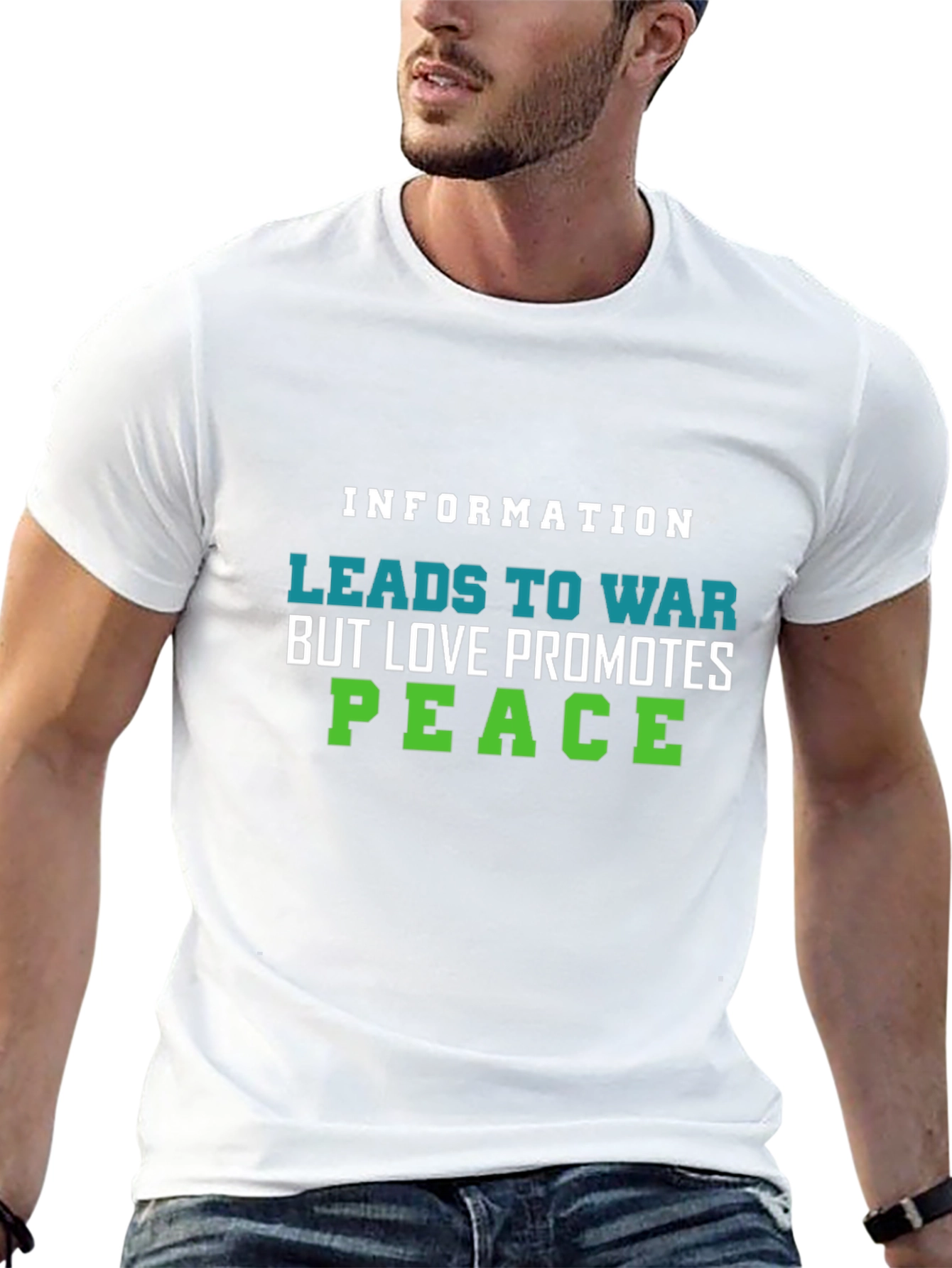 Information Leads to War Graphic T-Shirt