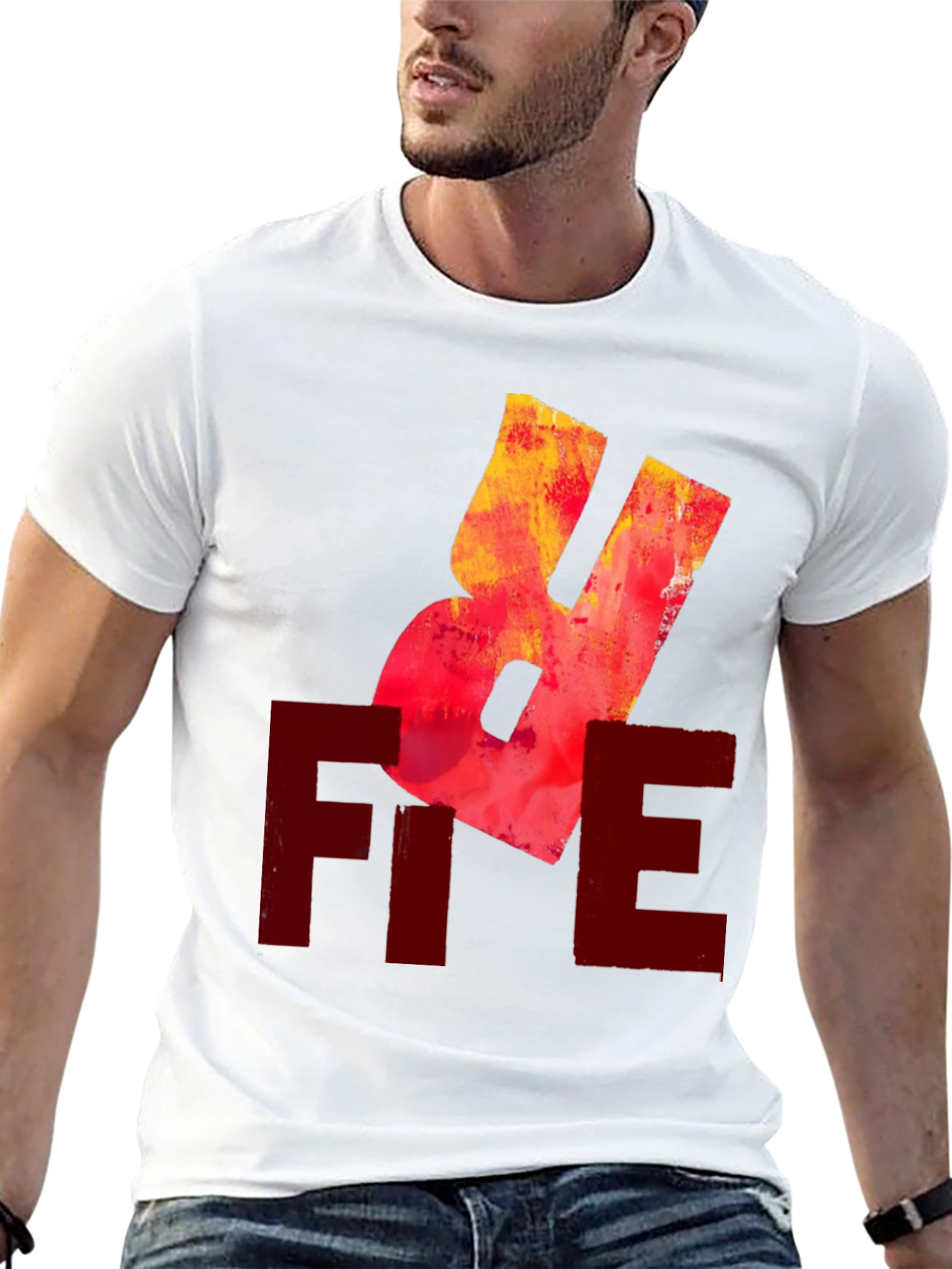 Abstract Graphic Tee - Modern Style