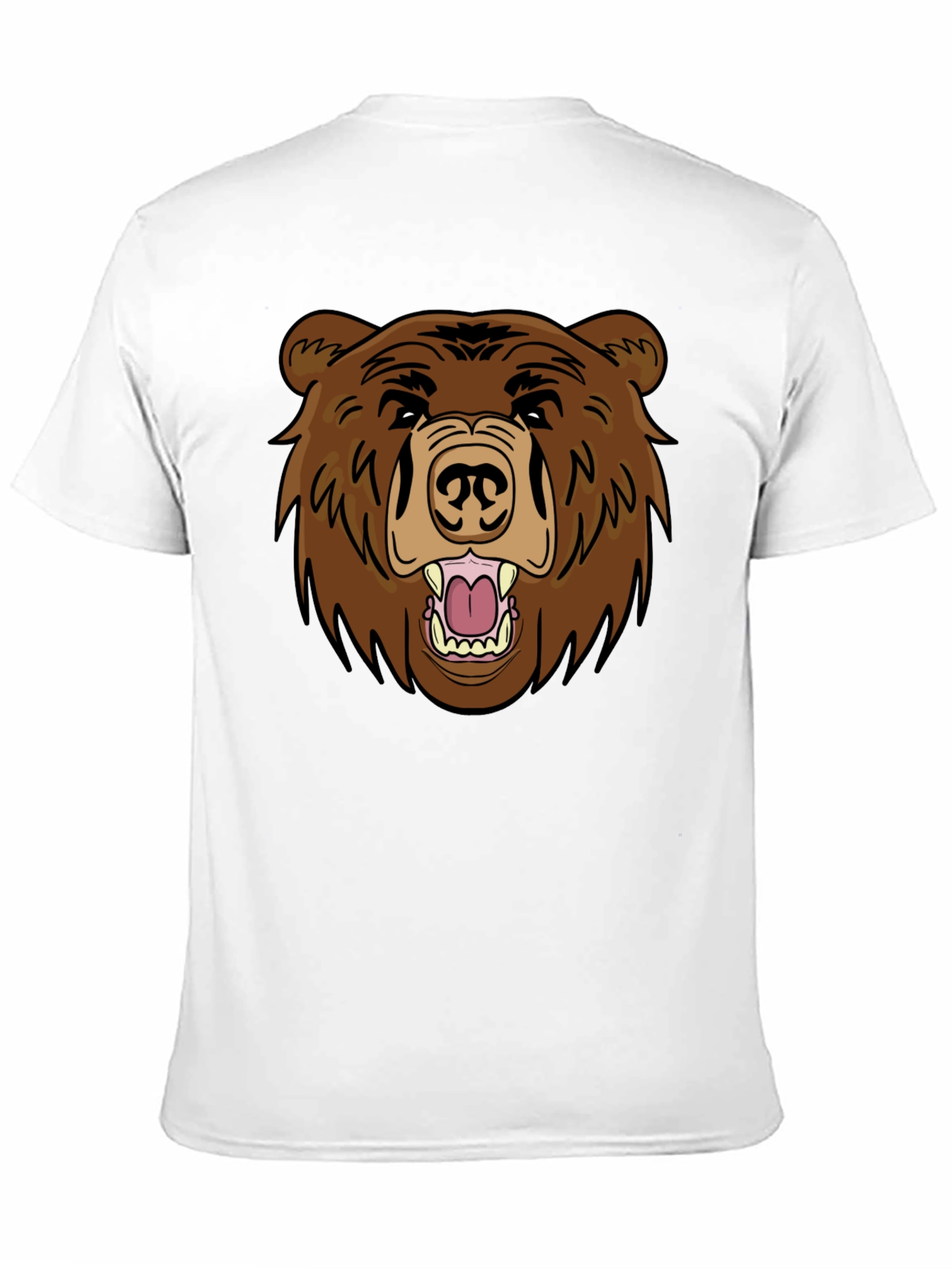 Bear Graphic Tee - Mens Black T-Shirt