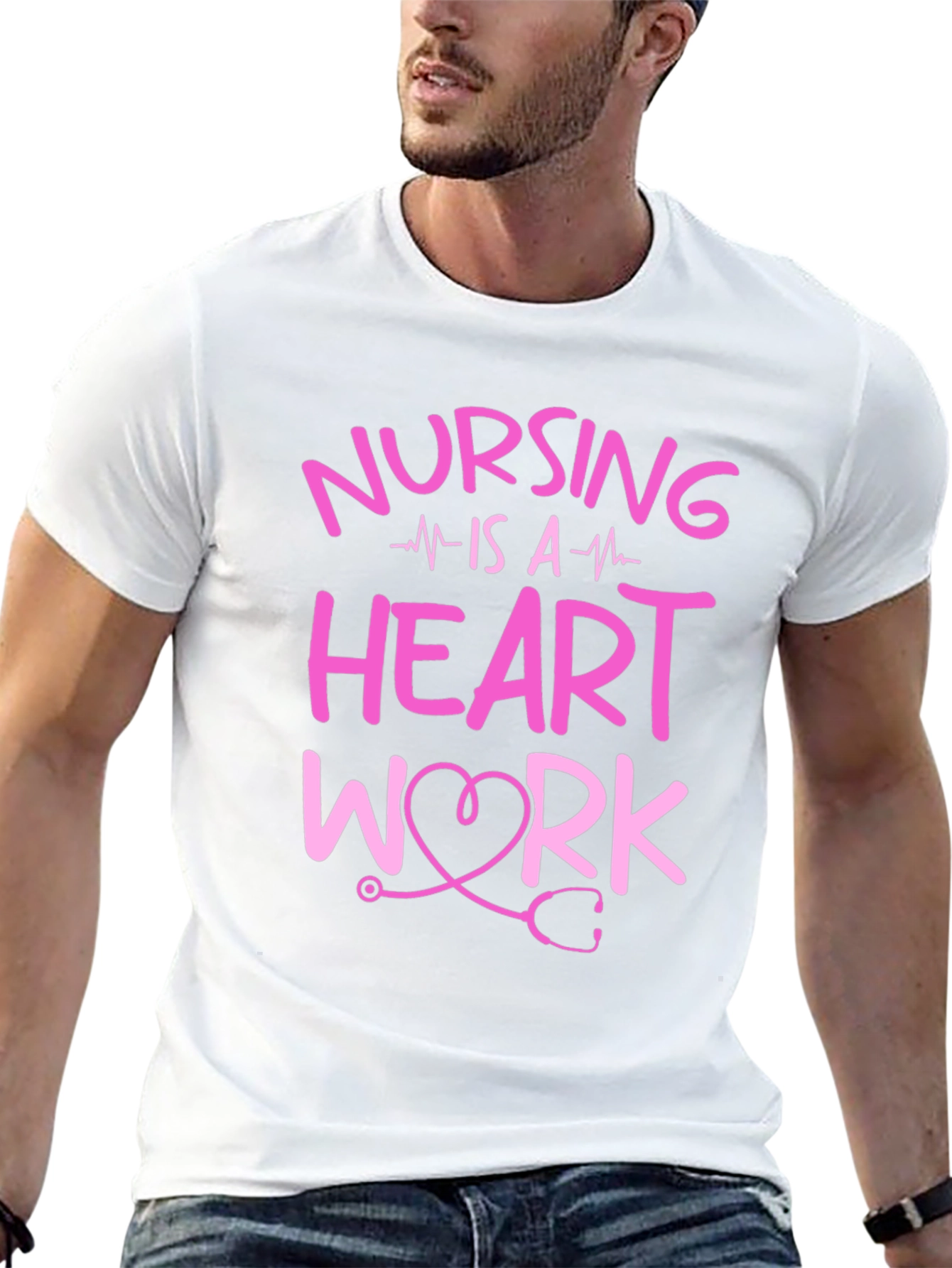 Nursing is a Heart Work T-Shirt