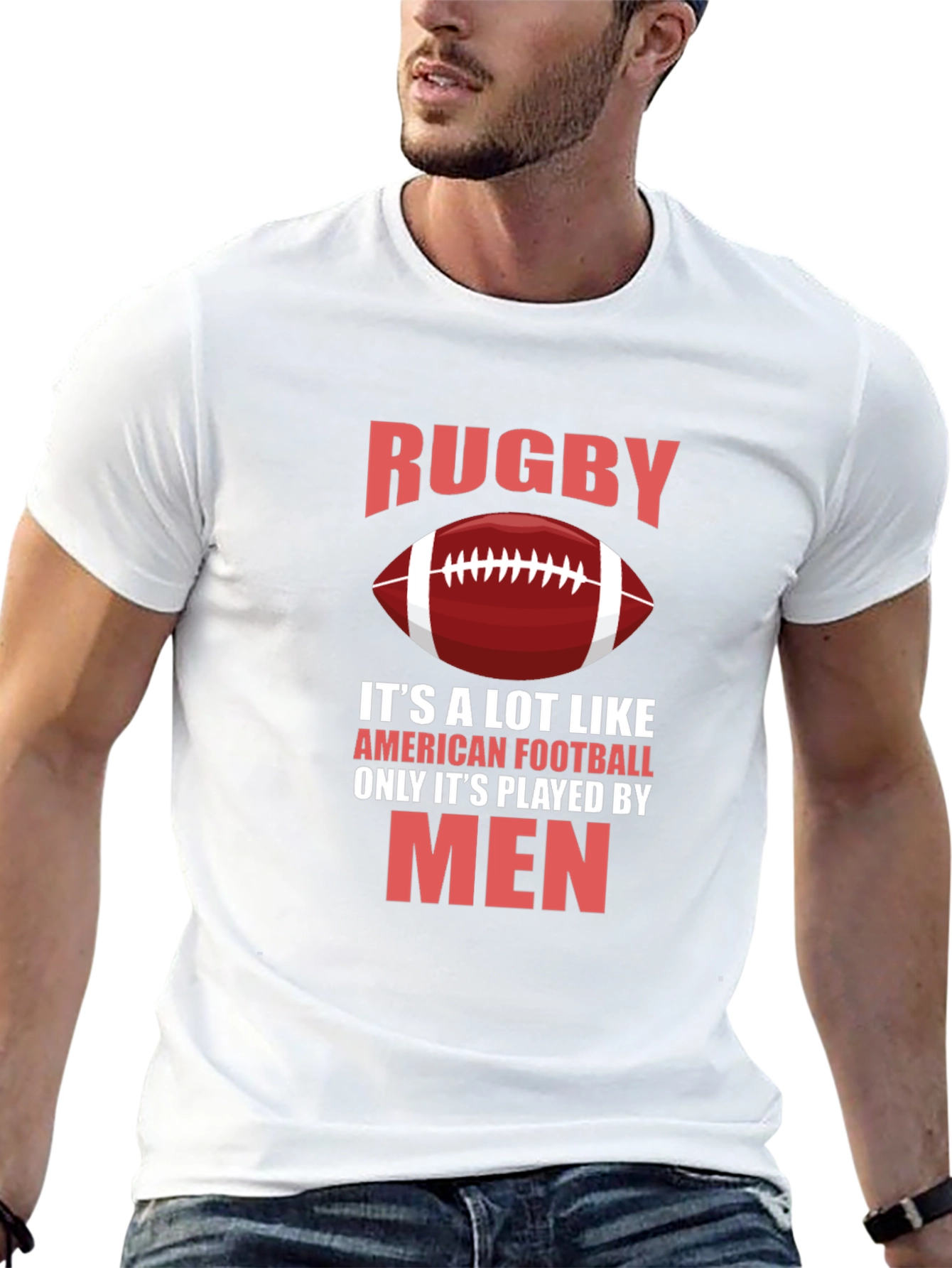 Rugby Only Played By Men Graphic T-Shirt