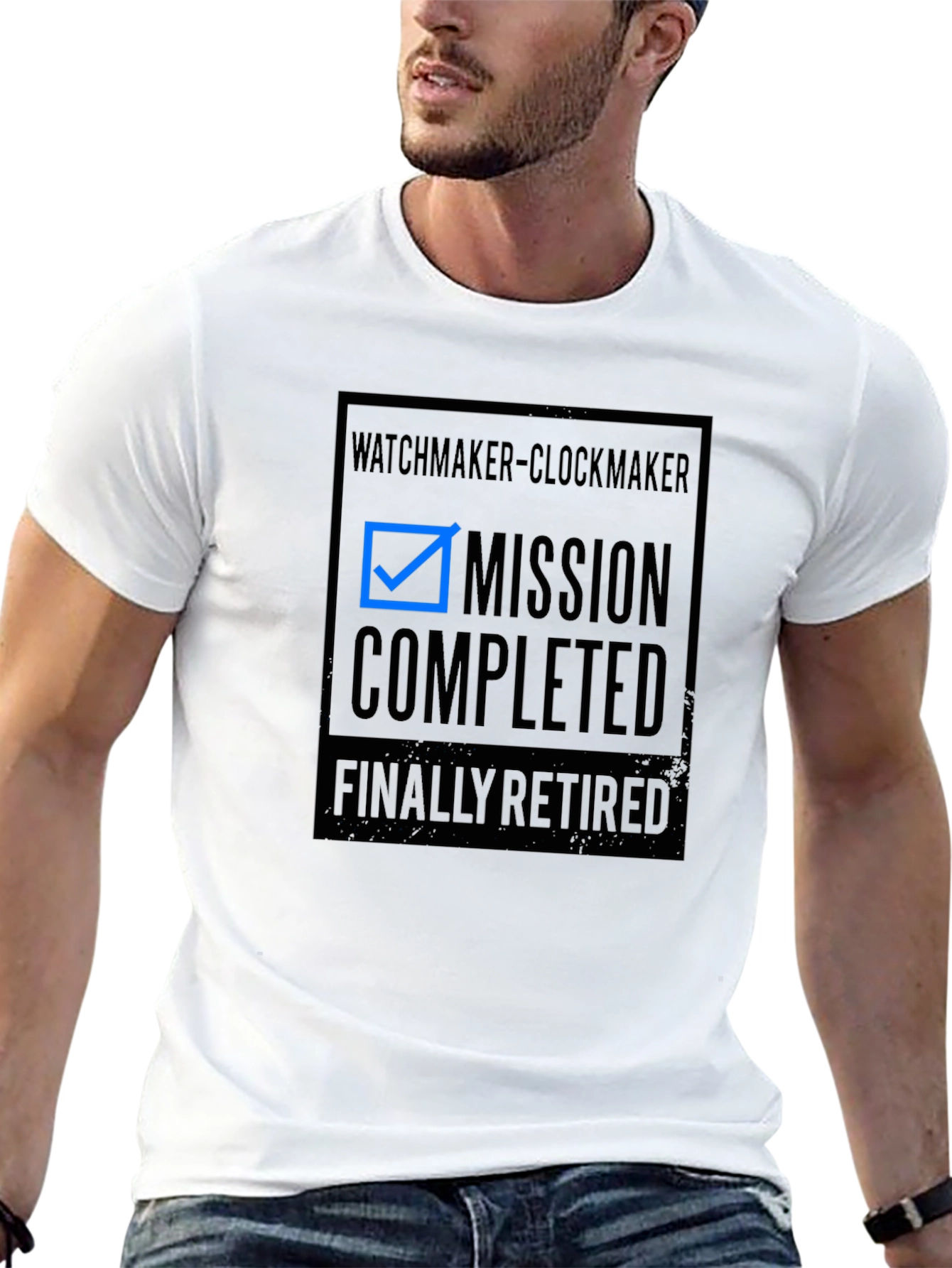 Retired Watchmaker Clockmaker Mission Completed T-Shirt