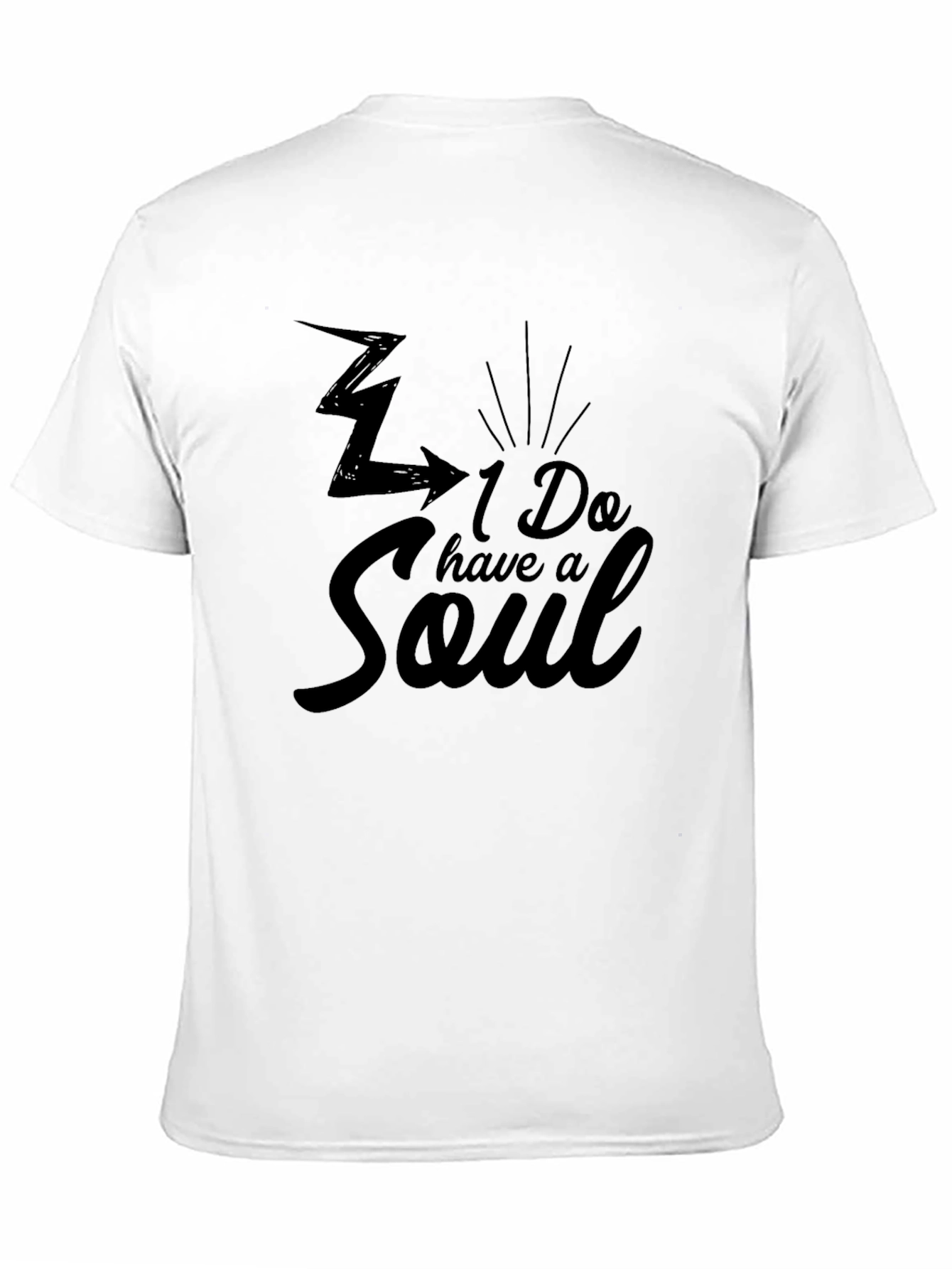 I Do Have a Soul Graphic T-Shirt - Black