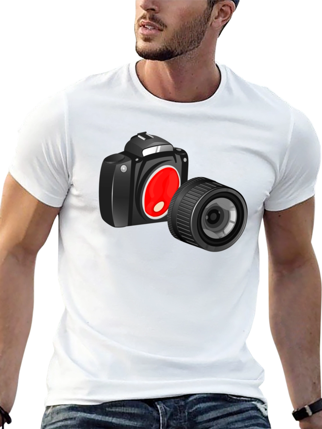 Camera Graphic Black T-Shirt