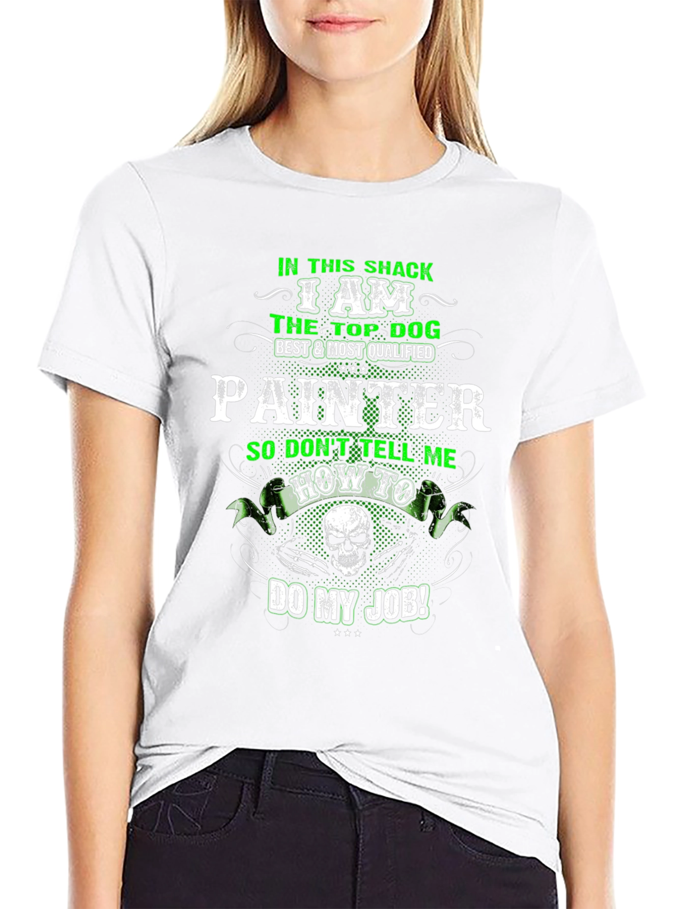 Painter Top Dog Graphic T-Shirt