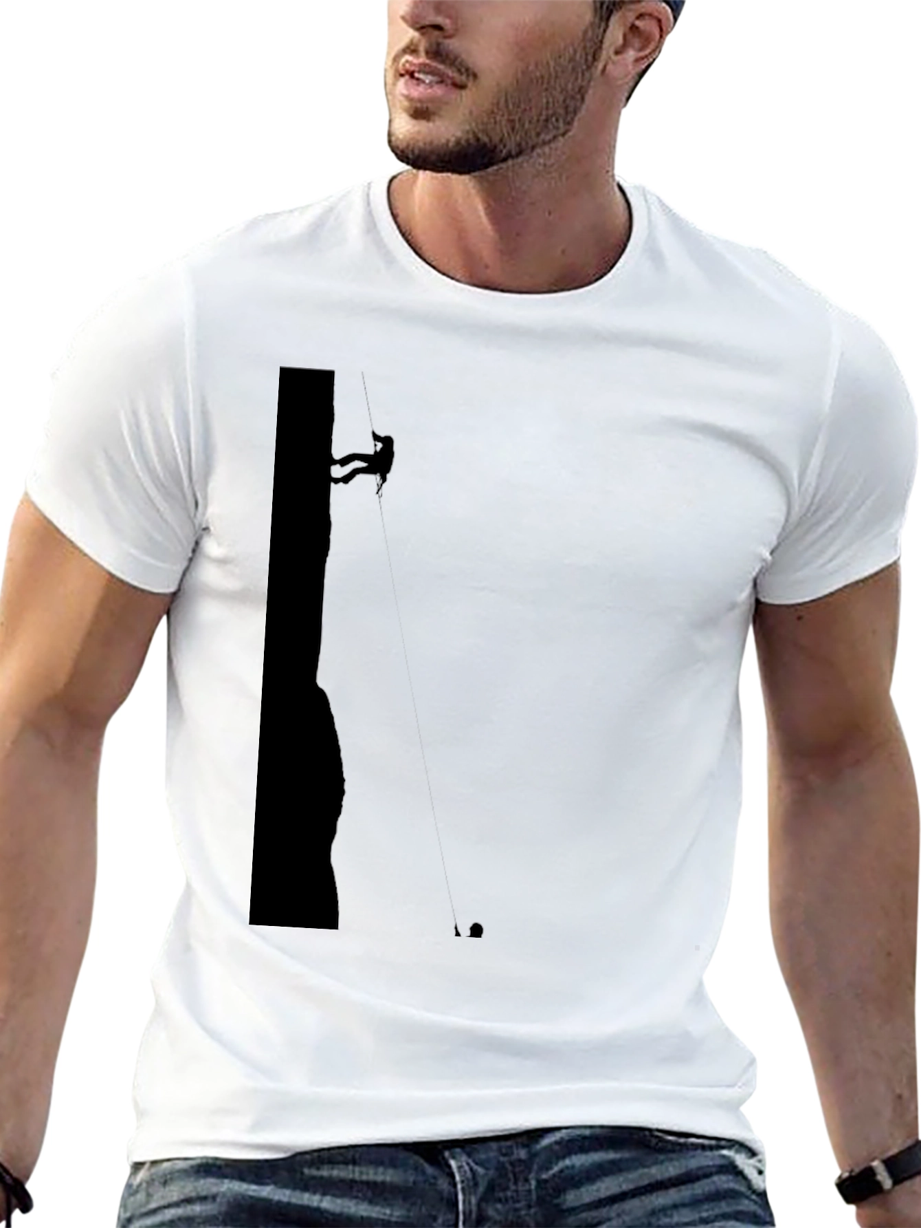 Climbing Silhouette Black T-Shirt