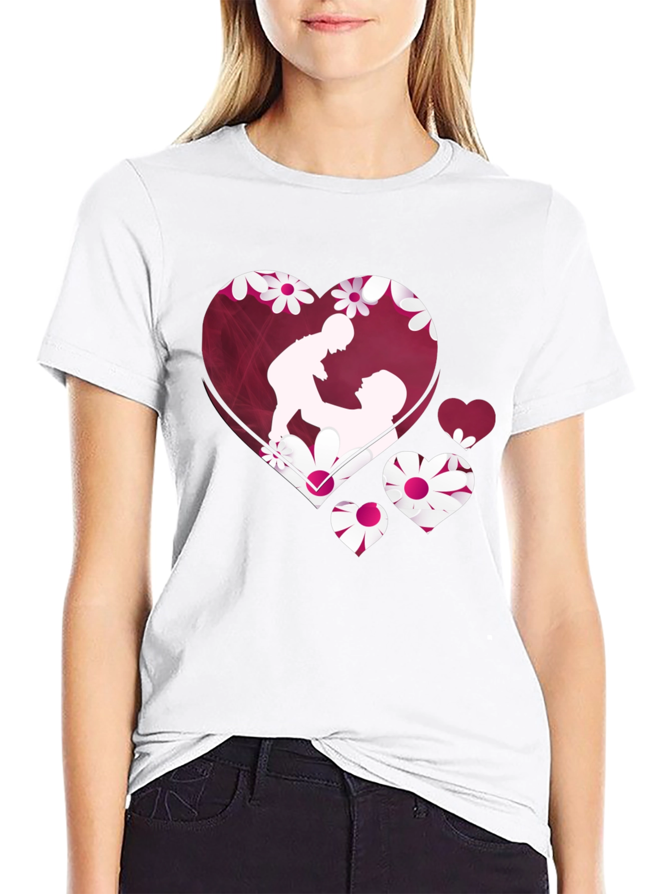 Heart Mother & Child T-Shirt - Love & Family