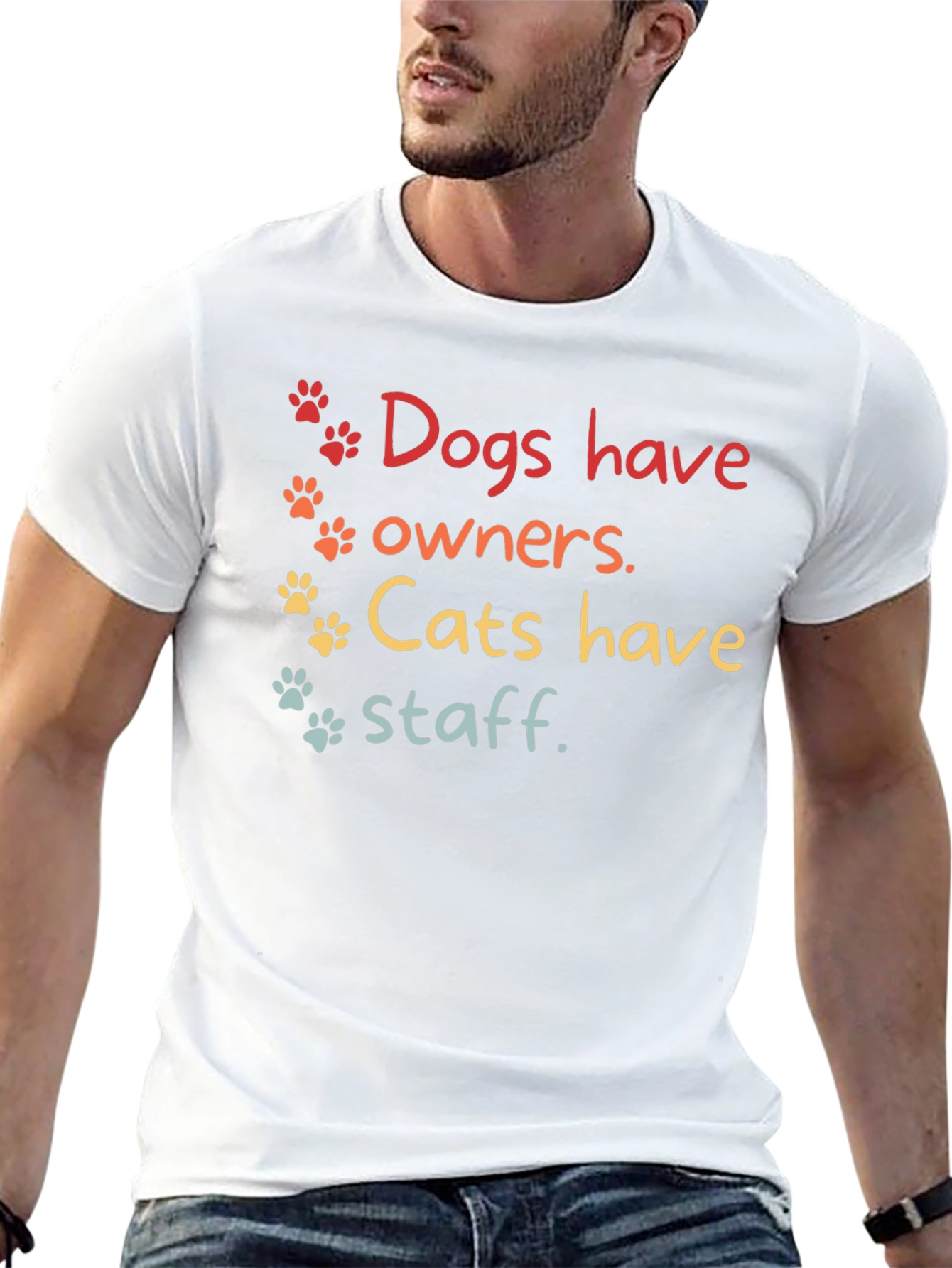 Dogs & Cats T-Shirt - Owners and Staff Tee