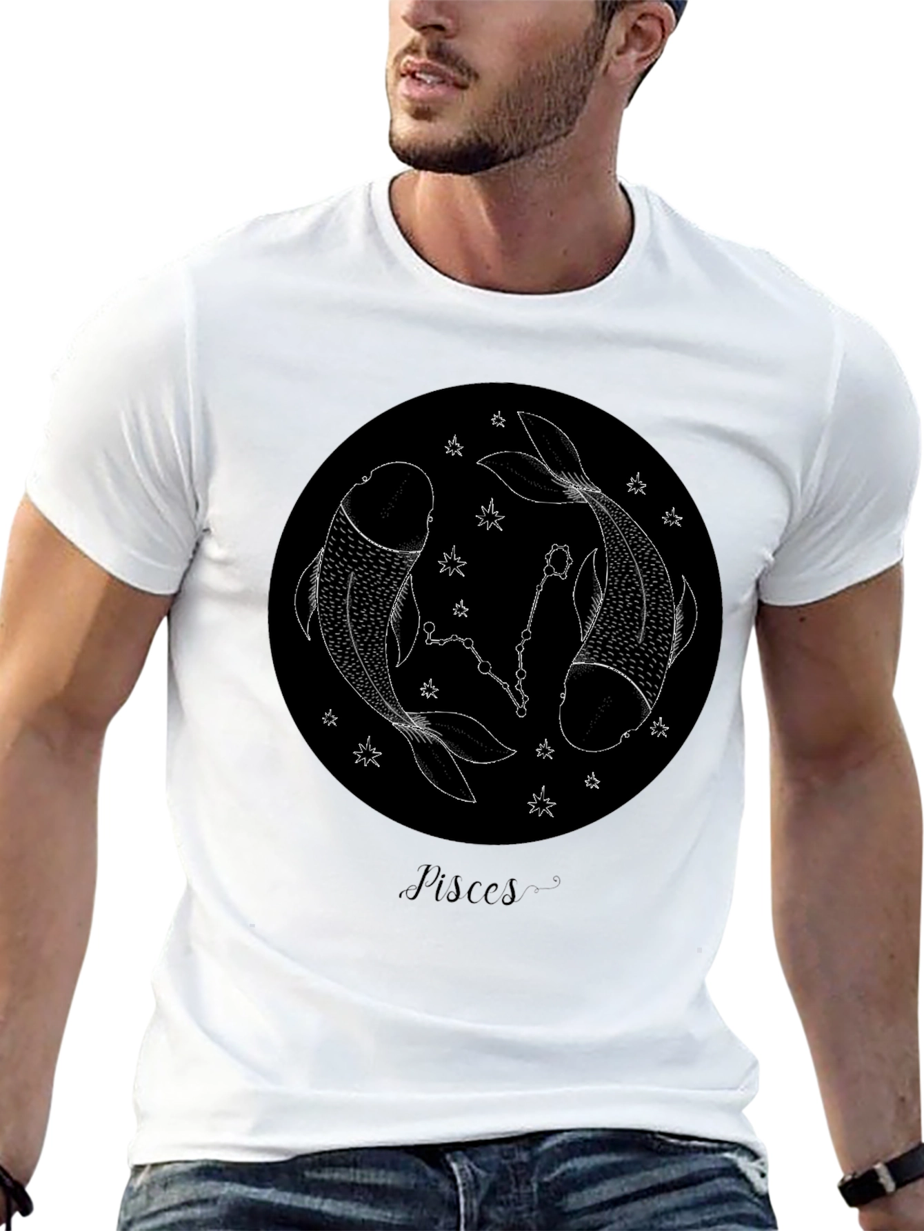 Pisces Zodiac T-Shirt - Stylish Astrological Design