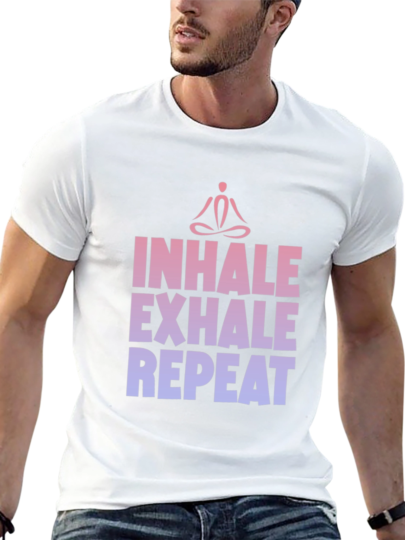 Inhale Exhale Repeat Yoga Graphic Tee