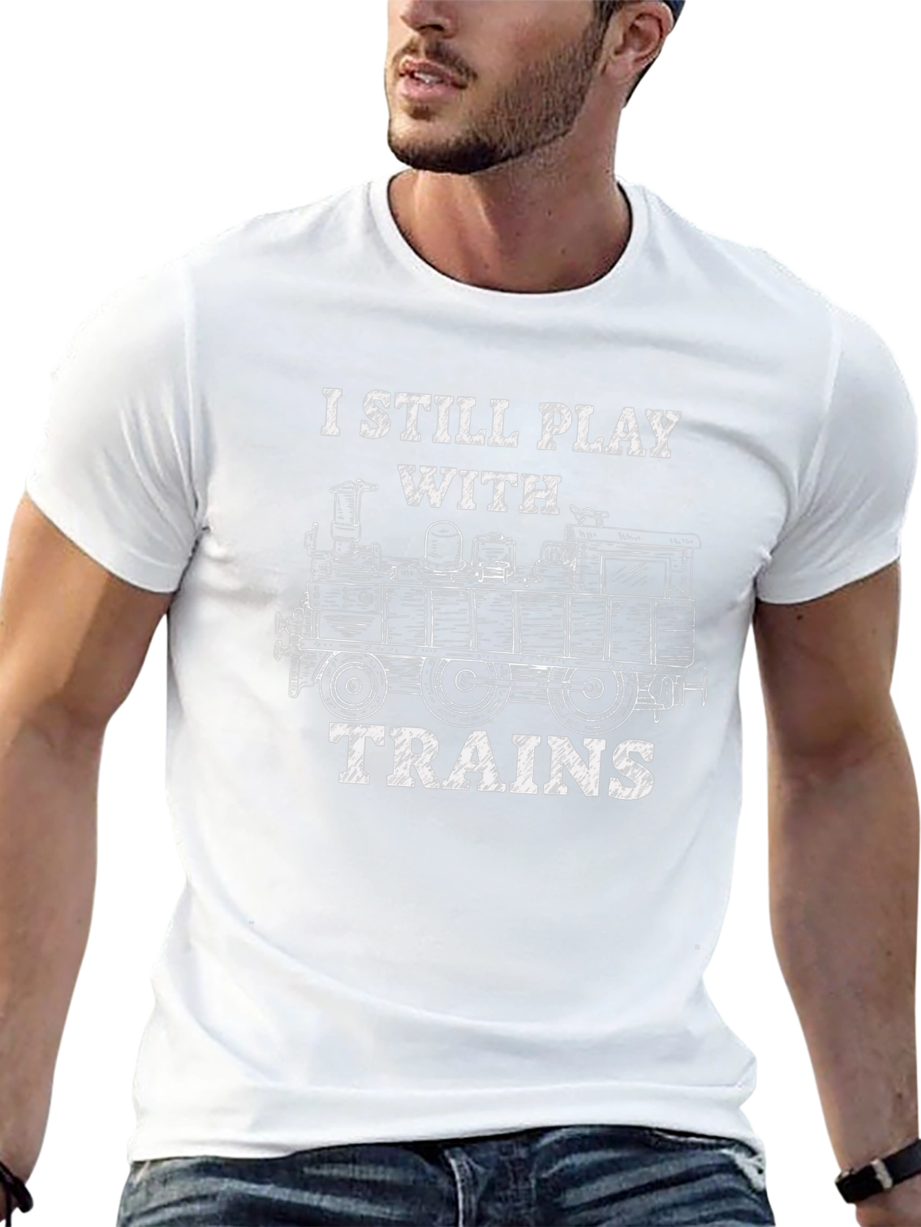 I Still Play with Trains T-Shirt