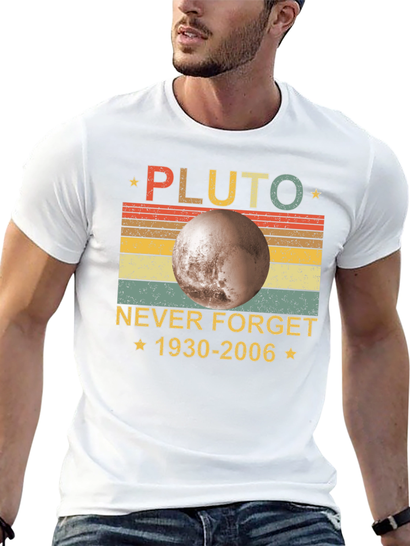 Pluto Never Forget Retro T-Shirt